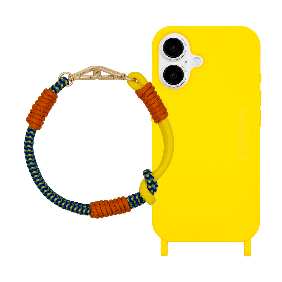 MILO Yellow iPhone Case & Bracelet PETIT TESSA Yellow Navy