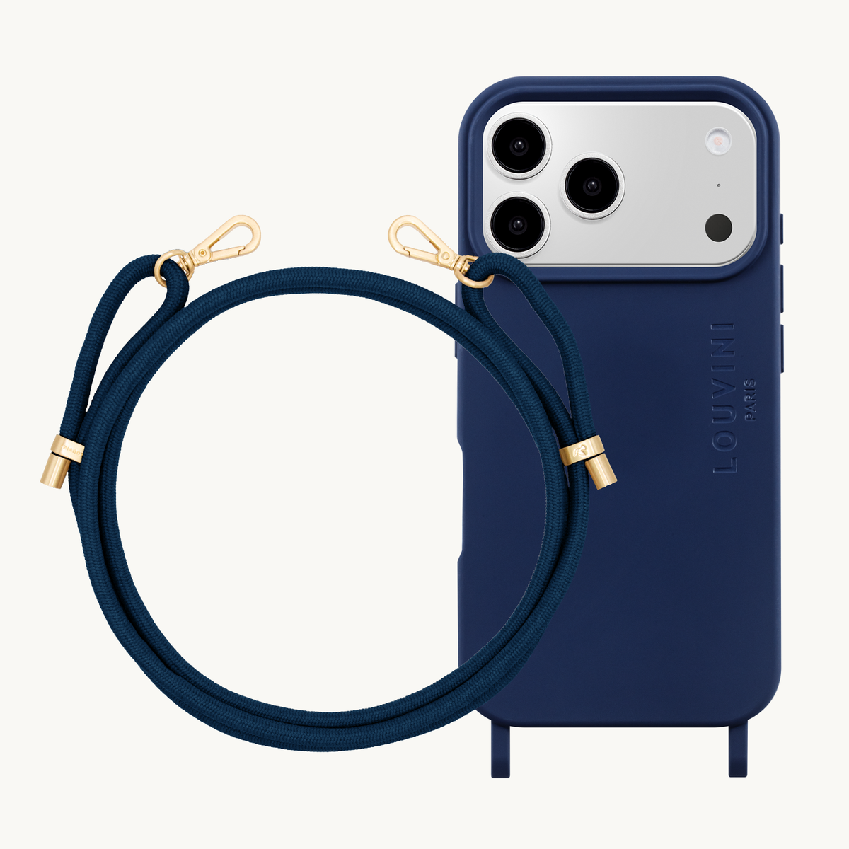 MILO Navy MagSafe iPhone Case & Cord TESSA Navy