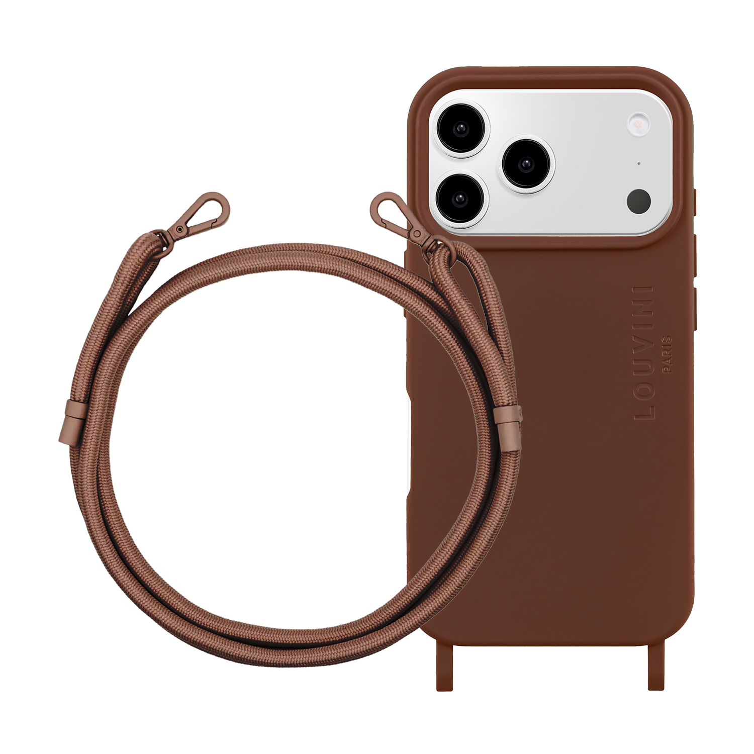 MILO MagSafe Brown iPhone Case & SAM Brown Cord