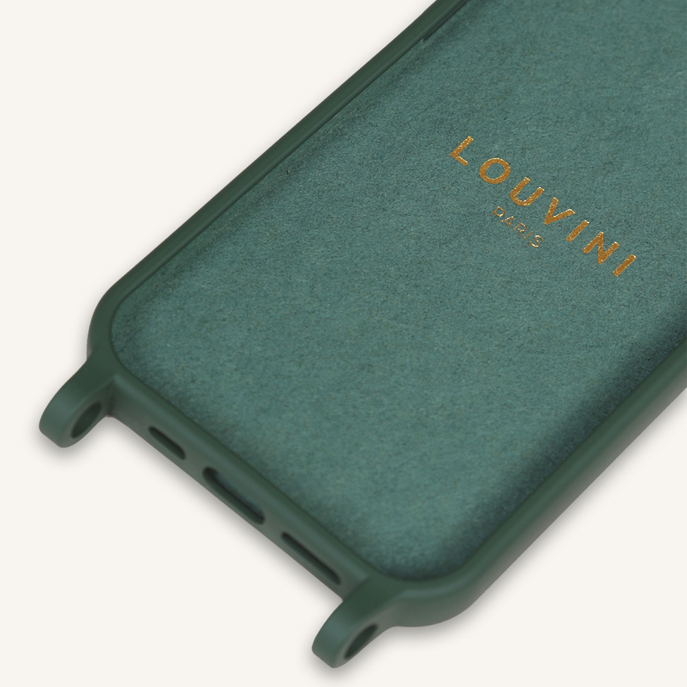 coque pour iPhone avec MagSafe olive