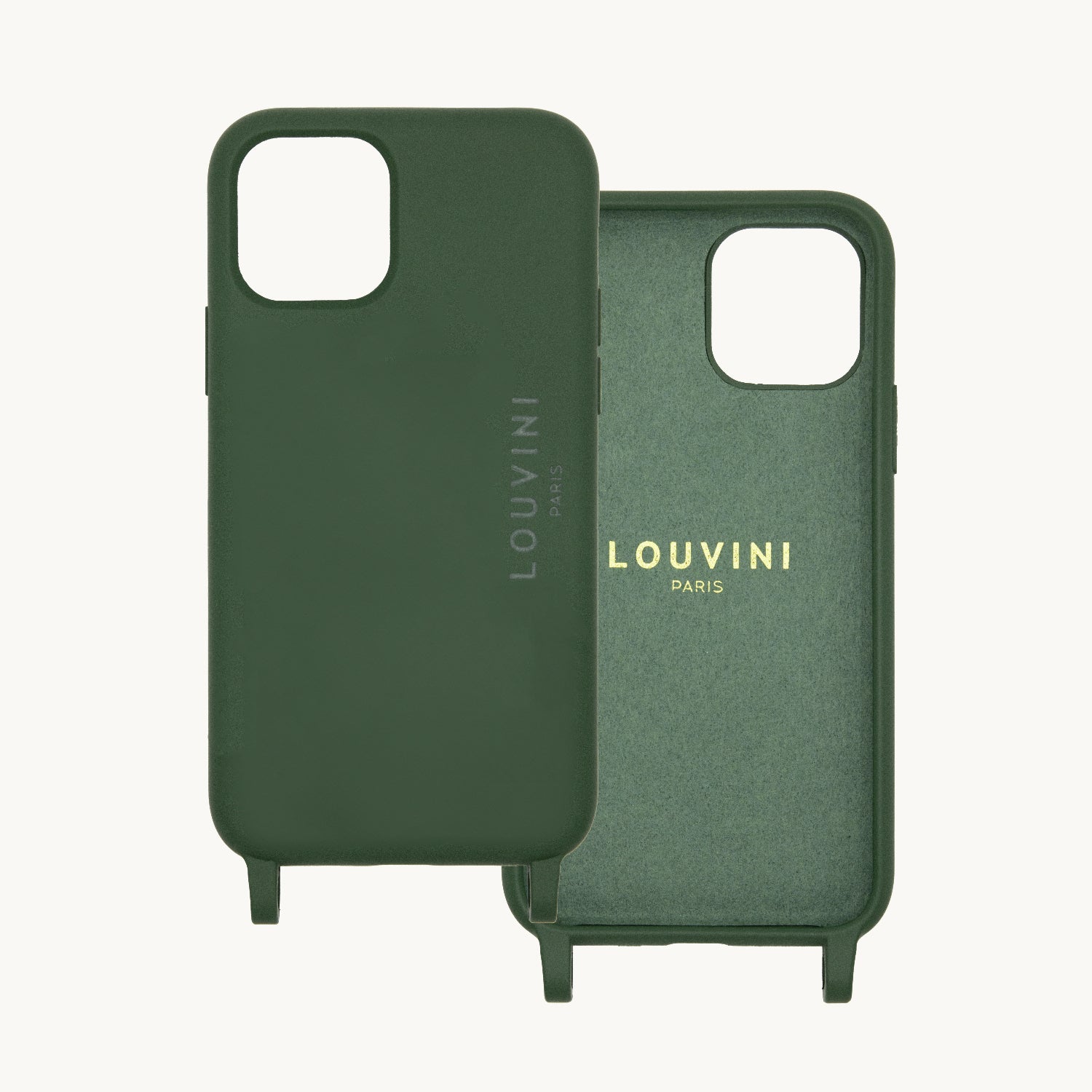 coque pour iPhone avec MagSafe olive