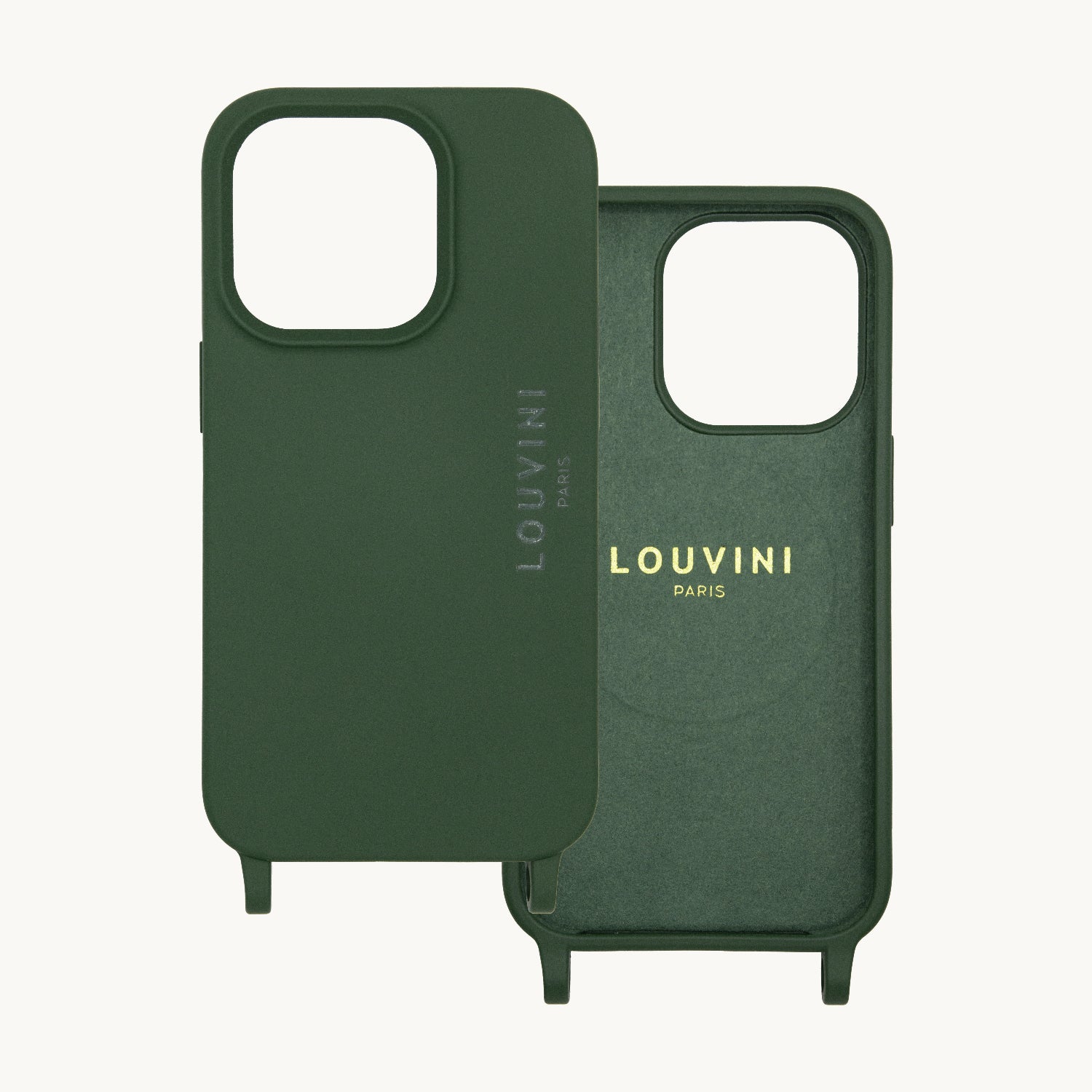 coque pour iPhone avec MagSafe olive