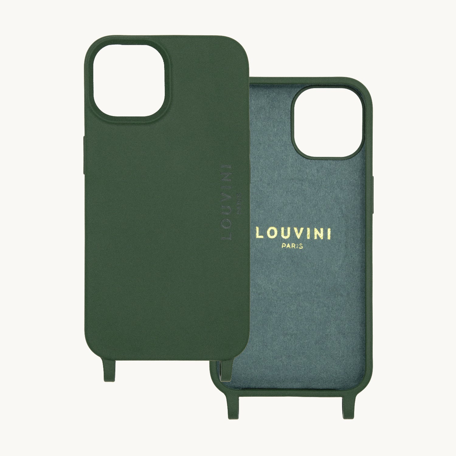 coque pour iPhone avec MagSafe olive
