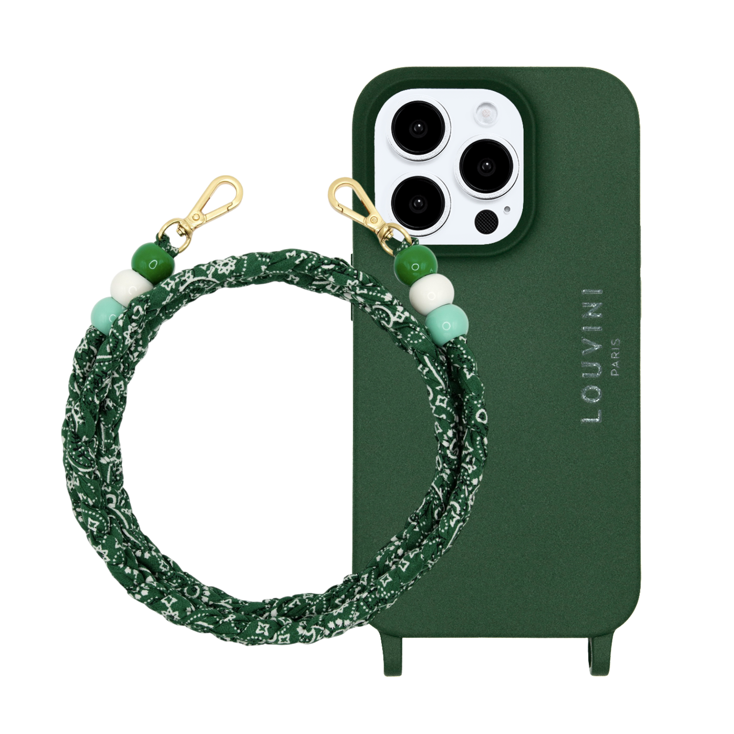 MILO iPhone Case Olive & ARIZONA Cord Green