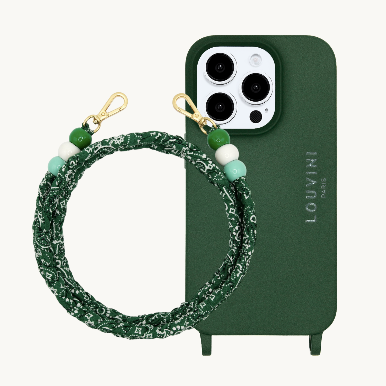 MILO iPhone Case Olive & ARIZONA Cord Green