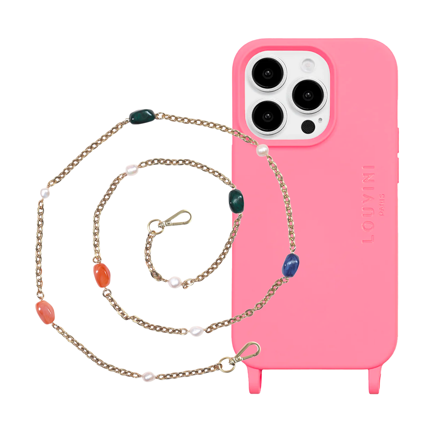 MILO Pink MagSafe iPhone Case & YSA Chain