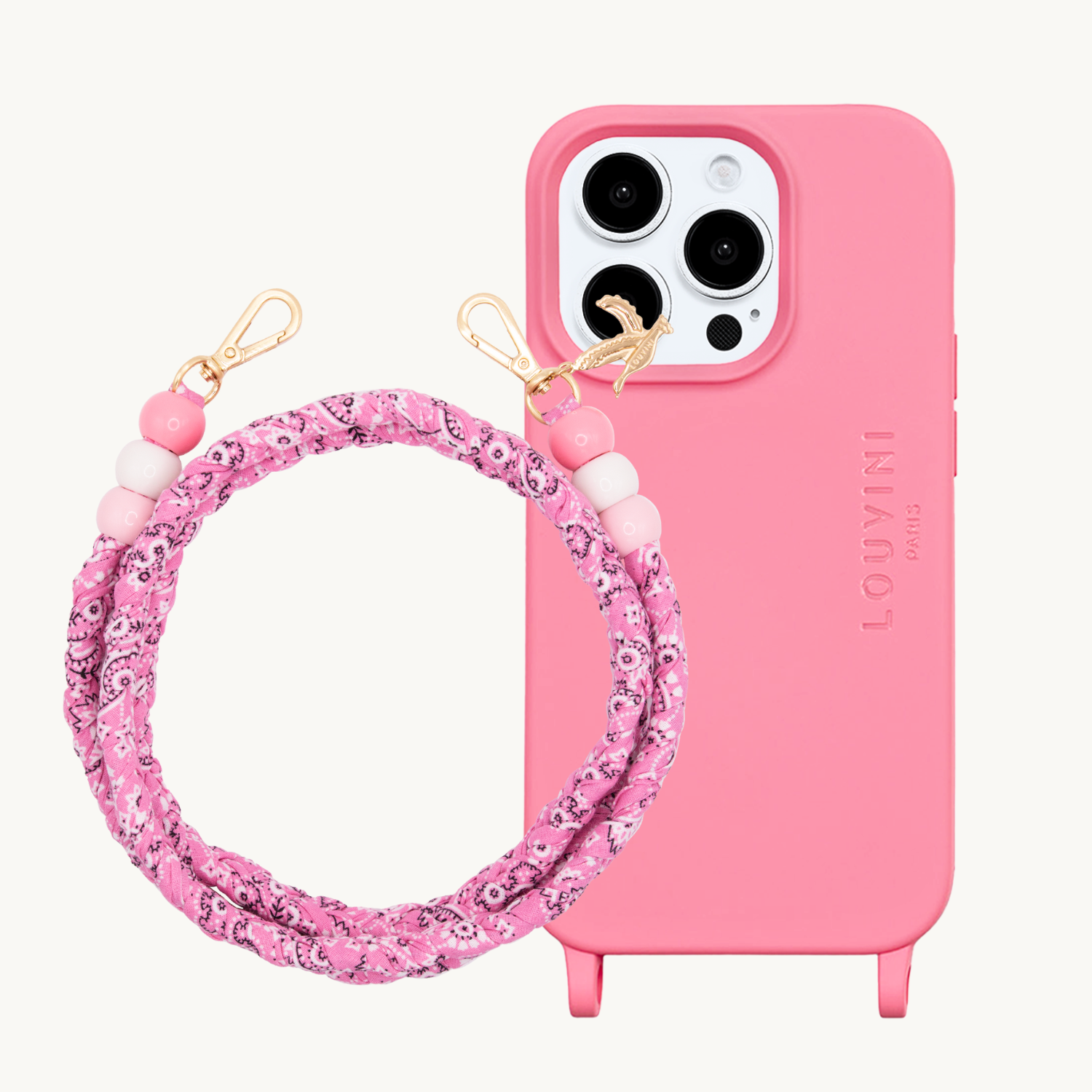 MILO iPhone Case Pink & ARIZONA Cord Pink