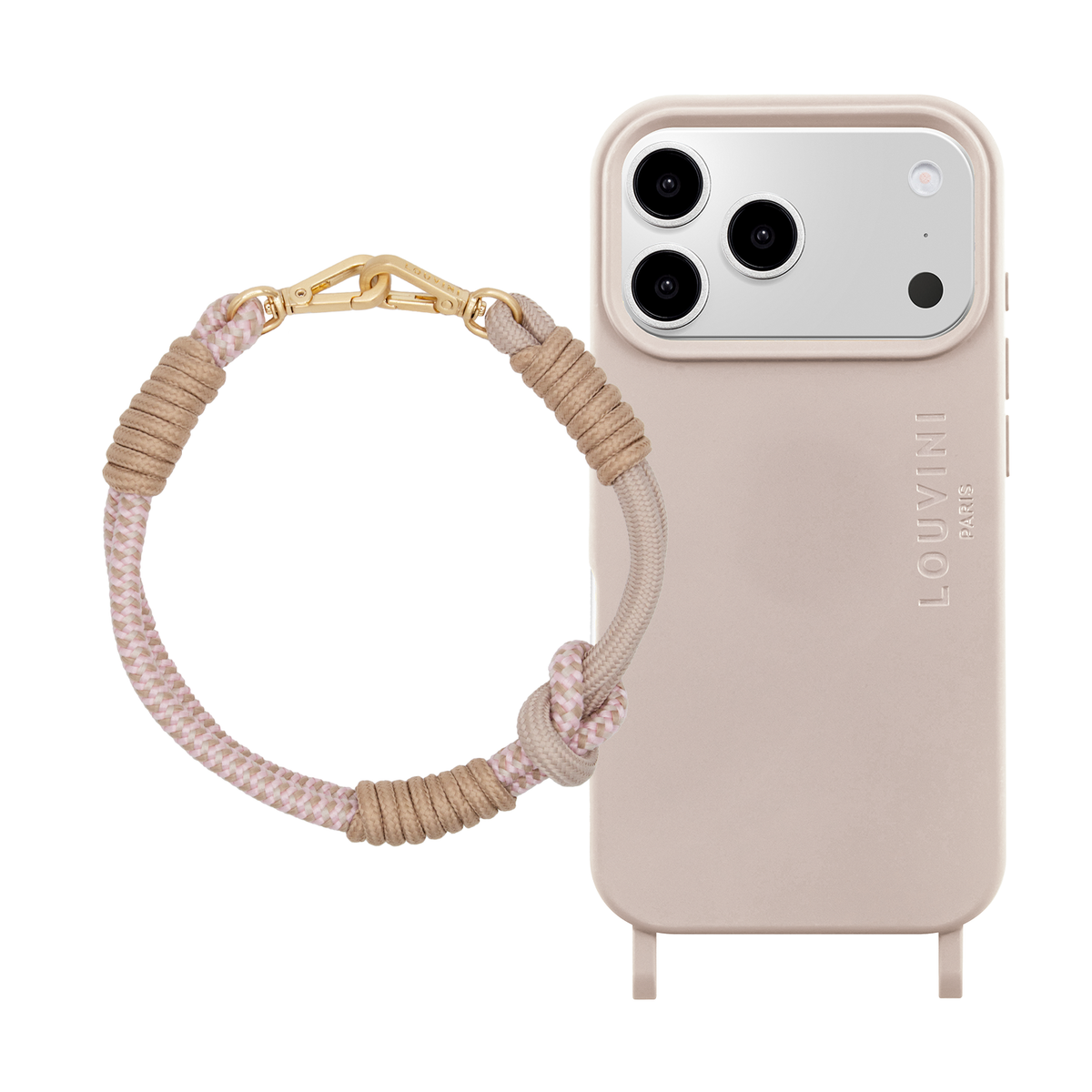 MILO Taupe MagSafe iPhone Case & Bracelet PETIT TESSA Pink Taupe