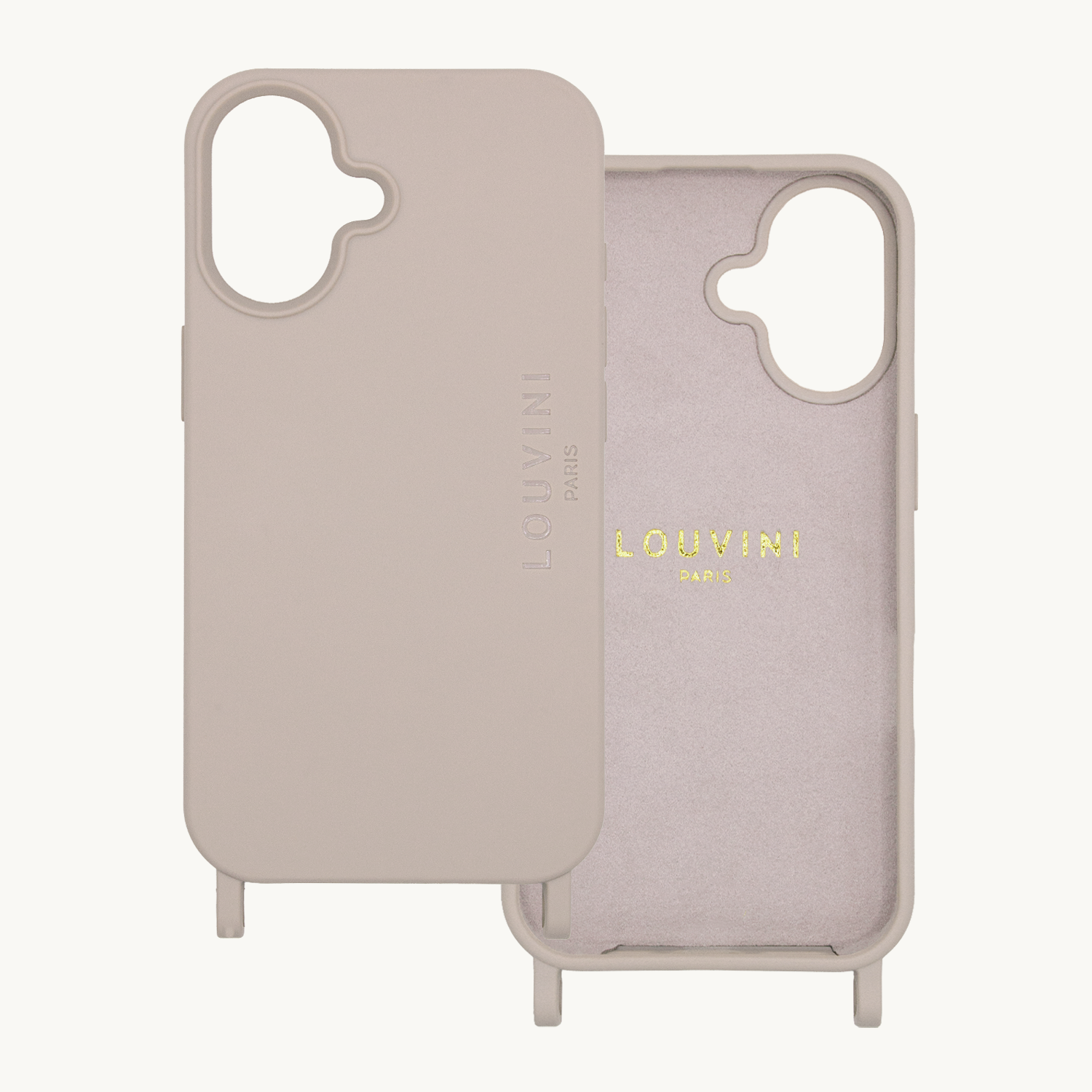 MILO iPhone Case with loops and MagSafe - Taupe