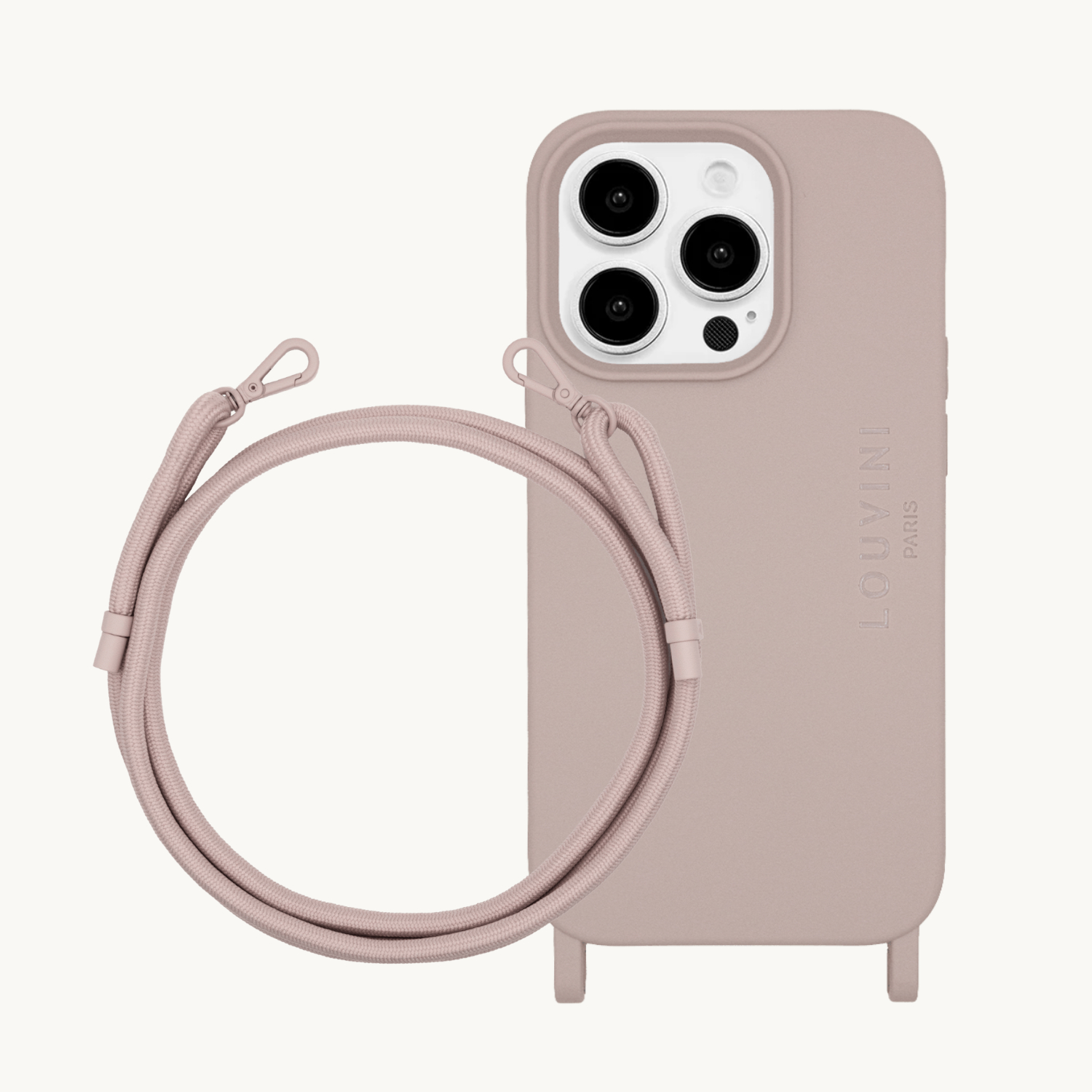 MILO MagSafe Taupe iPhone case & SAM Taupe strap