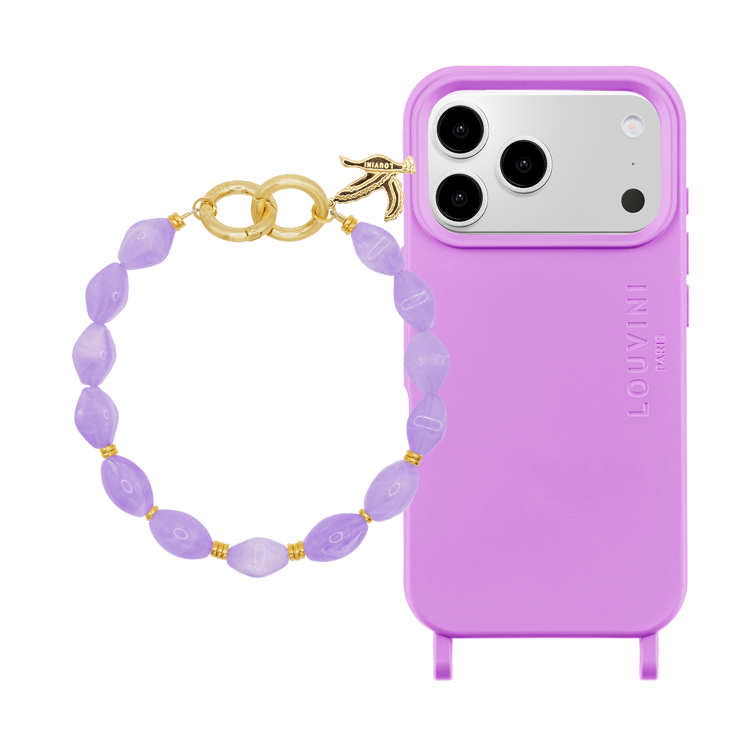MILO Purple MagSafe iPhone Case & PETIT RITA Bracelet Violet