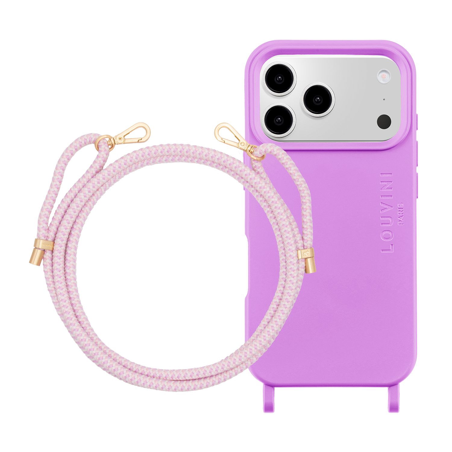 MILO Purple MagSafe iPhone Case & TESSA Purple-Pink Cord
