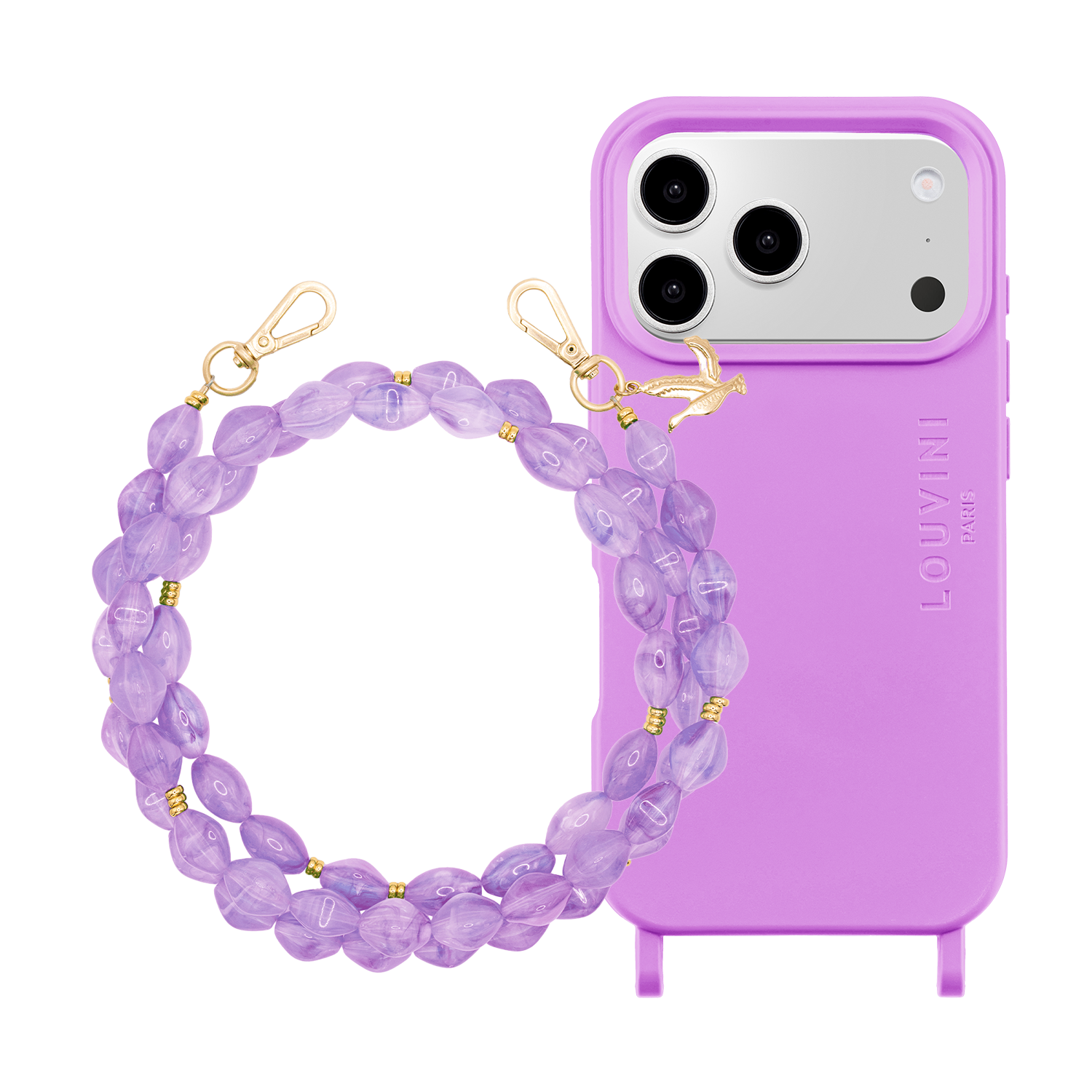 MILO Purple MagSafe iPhone Case & RITA chain - Purple