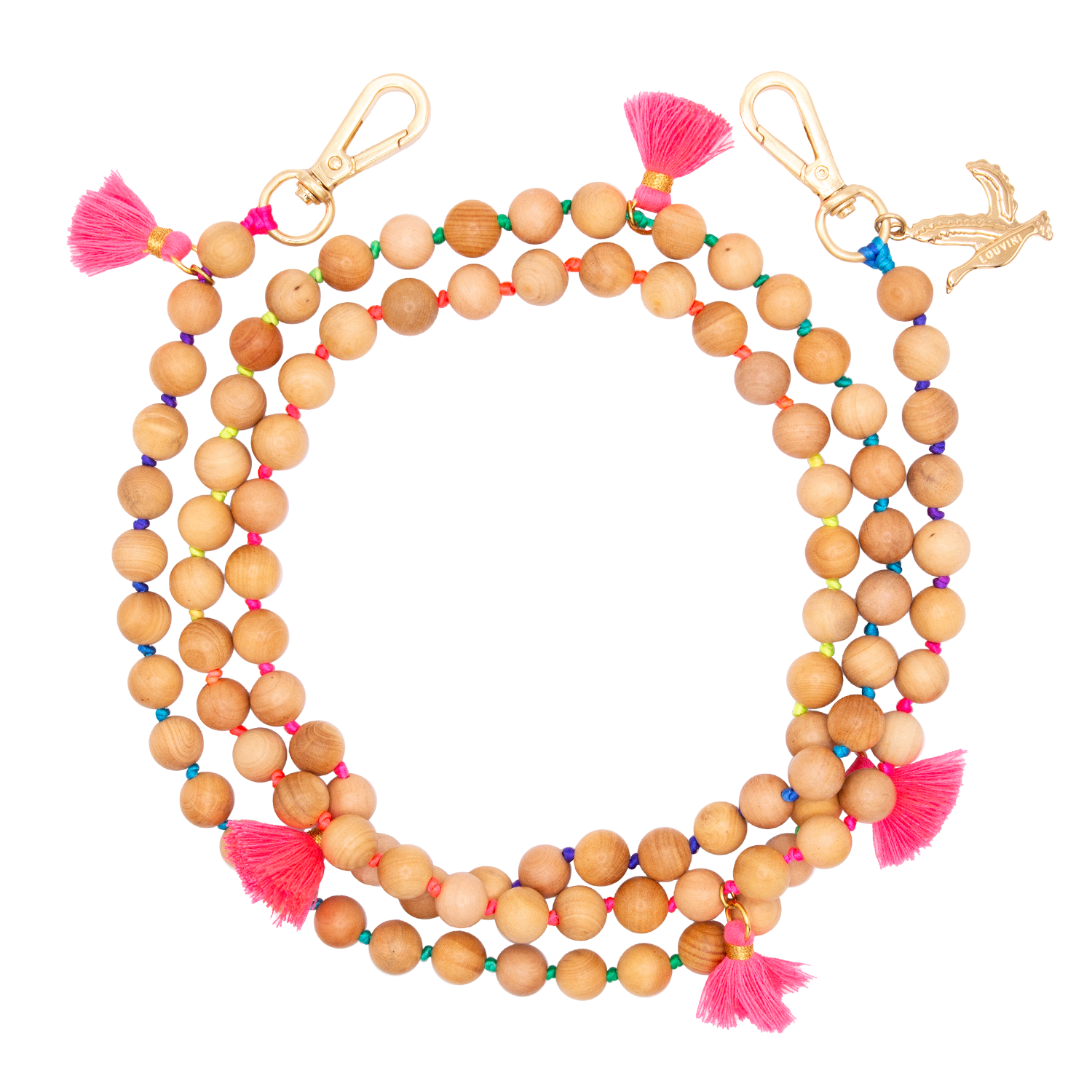 Chaîne de telephone perle fluo