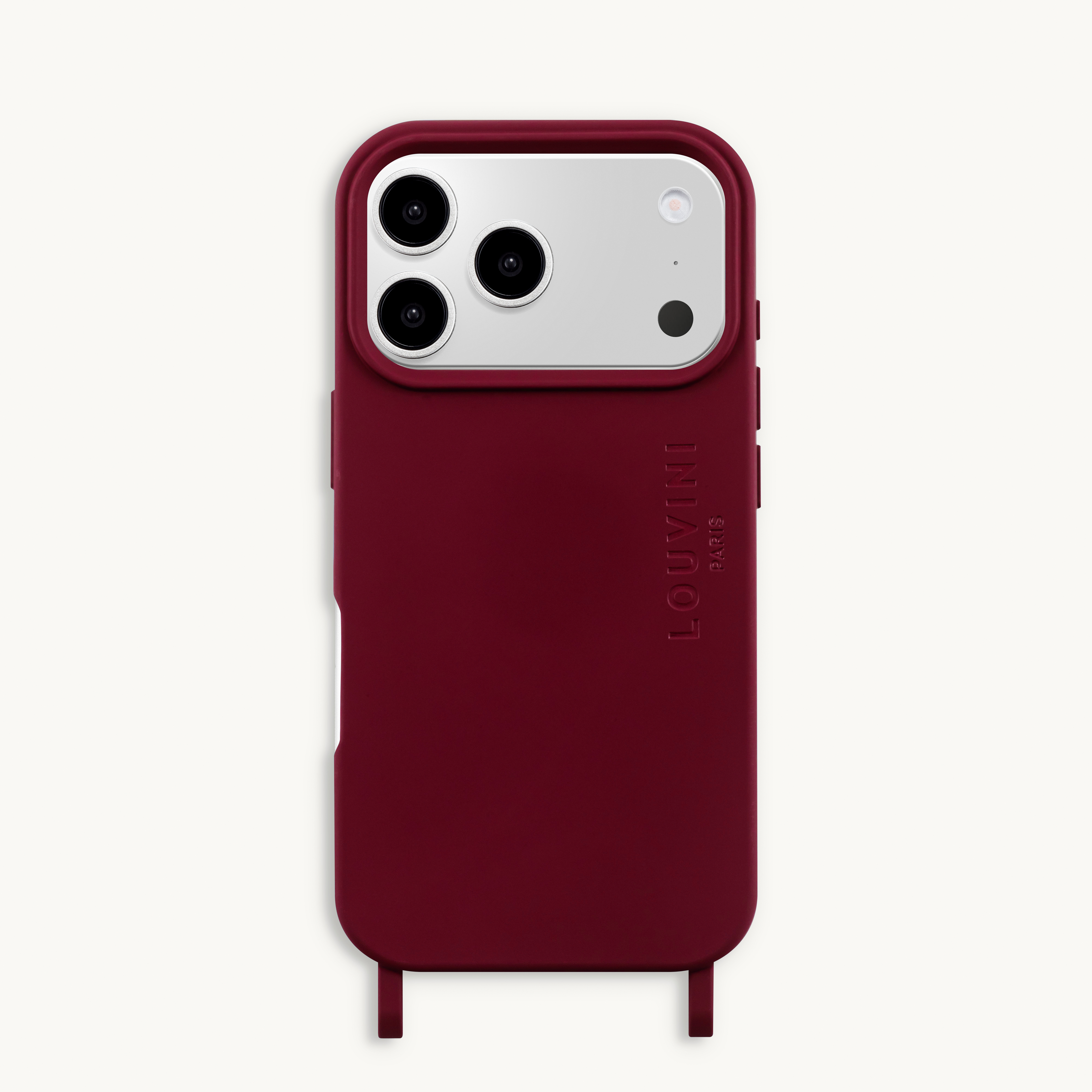 iPhone Case with loops and MagSafe MILO - Burgundy