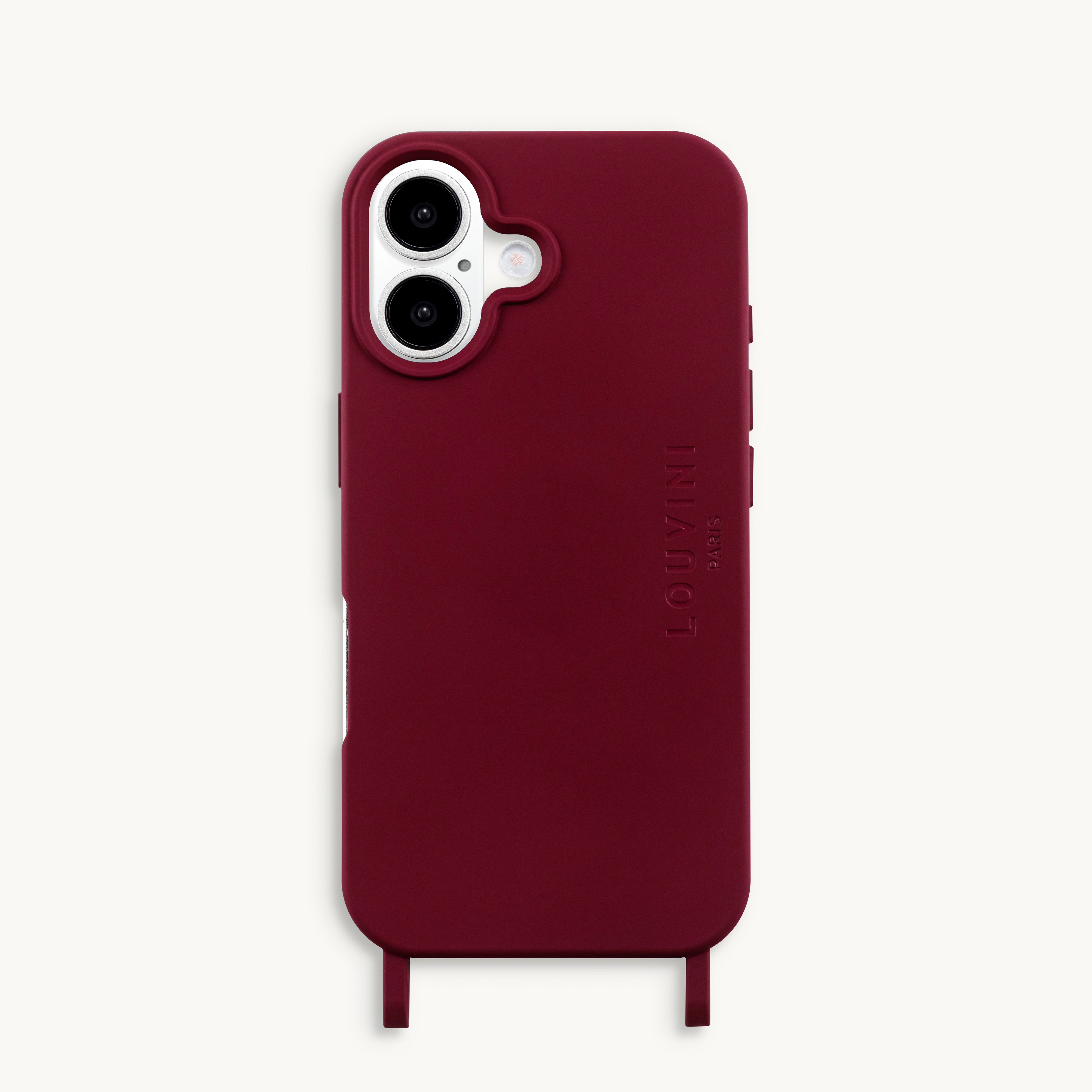 iPhone Case with loops and MagSafe MILO - Burgundy