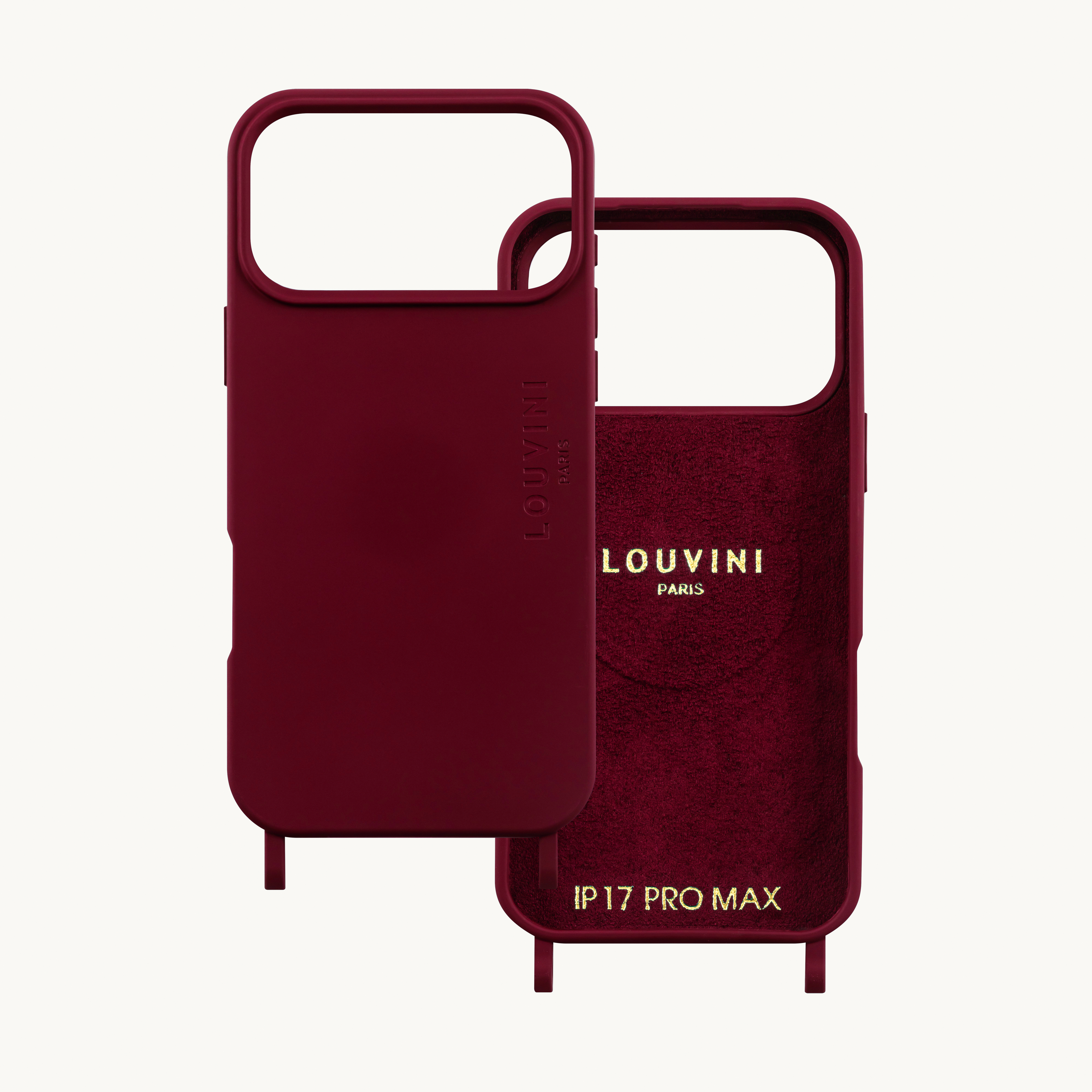 iPhone Case with loops and MagSafe MILO - Burgundy