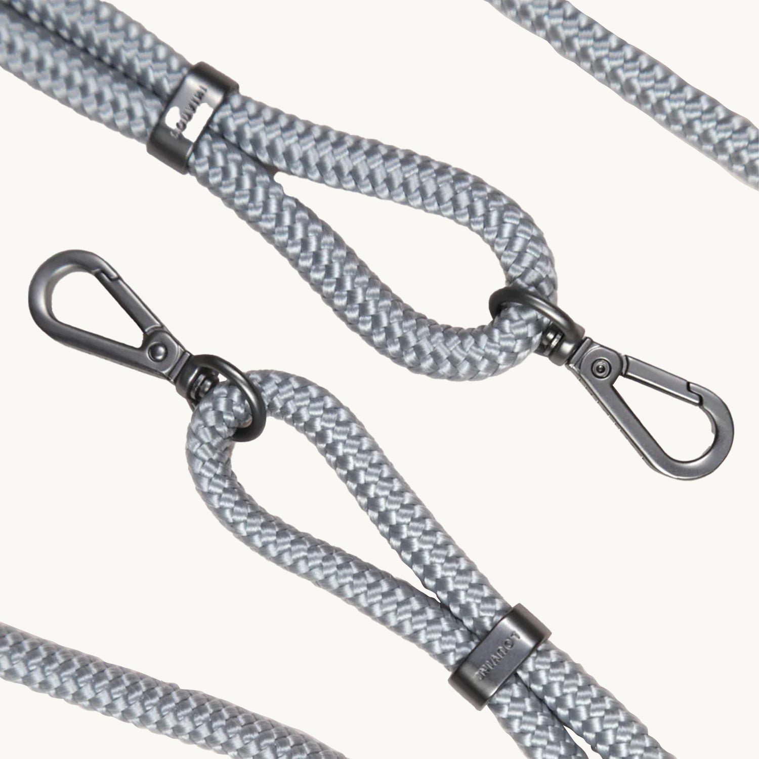 cordon pour téléphone ajustable gris