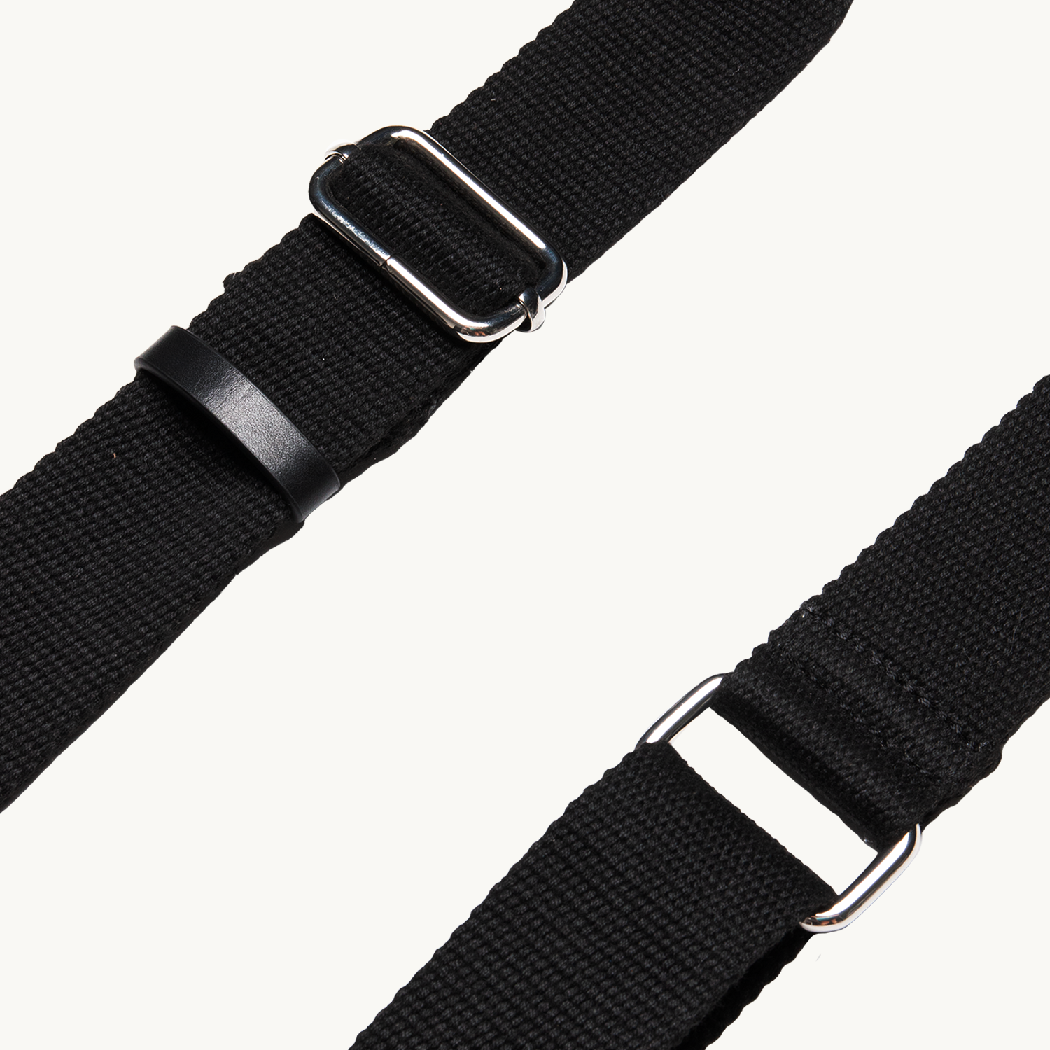 OLYMPE STRAP Black-Silver