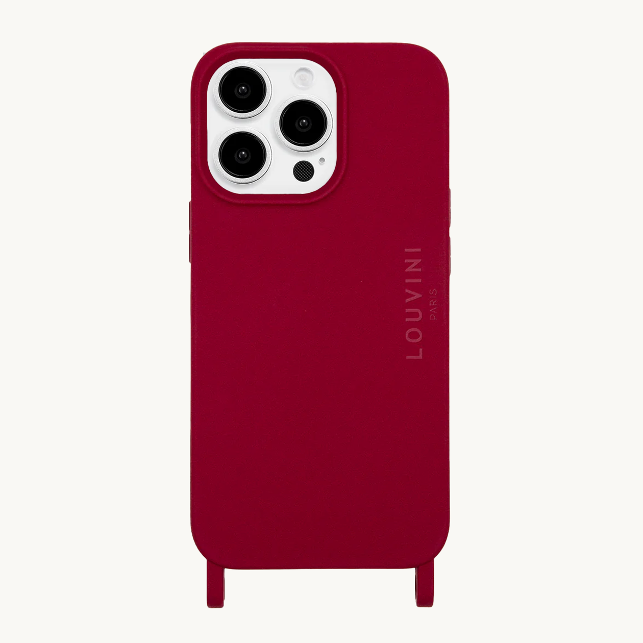 iPhone Case with loops and MagSafe MILO - Burgundy