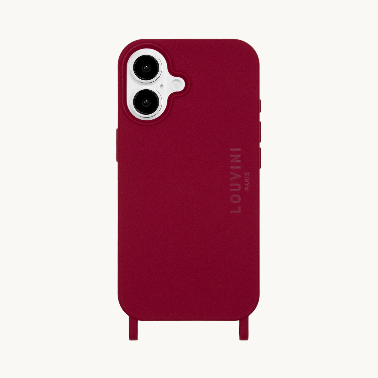 iPhone Case with loops and MagSafe MILO - Burgundy
