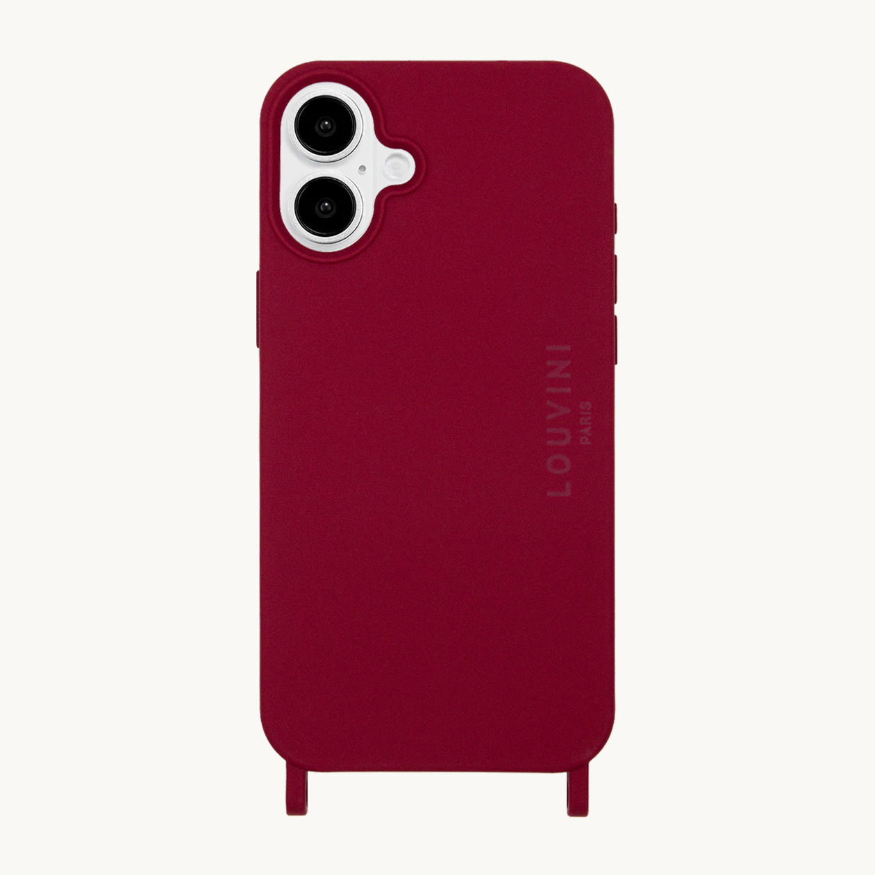 iPhone Case with loops and MagSafe MILO - Burgundy