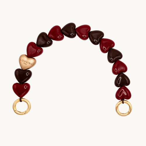 PETIT CUORE Bracelet - Burgundy-Brown