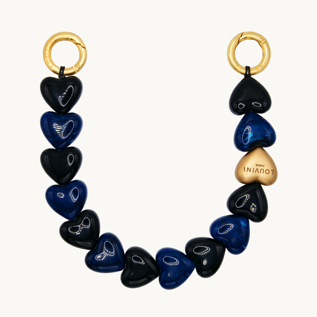PETIT CUORE Bracelet - Black-Navy