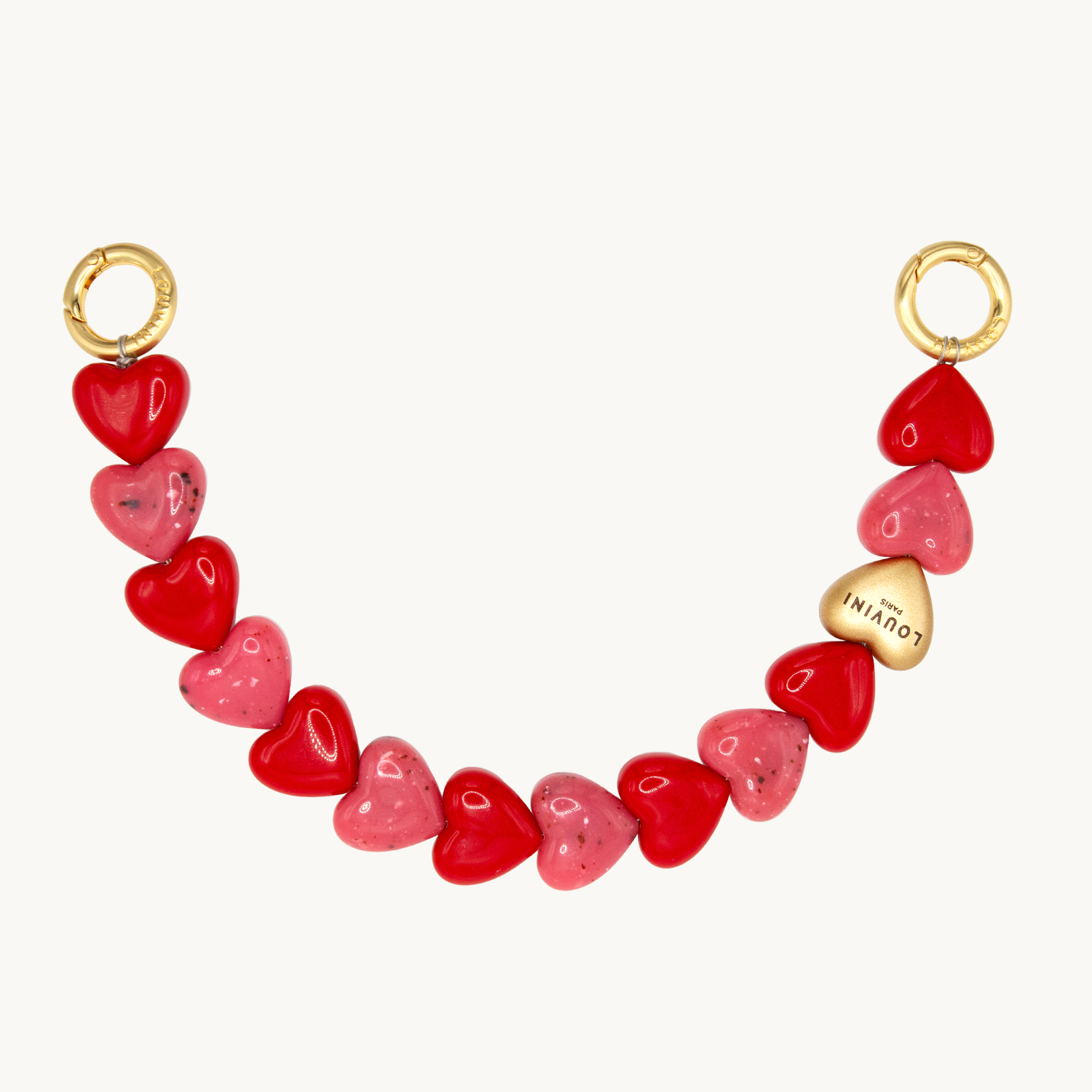 PETIT CUORE Bracelet - Pink-Red