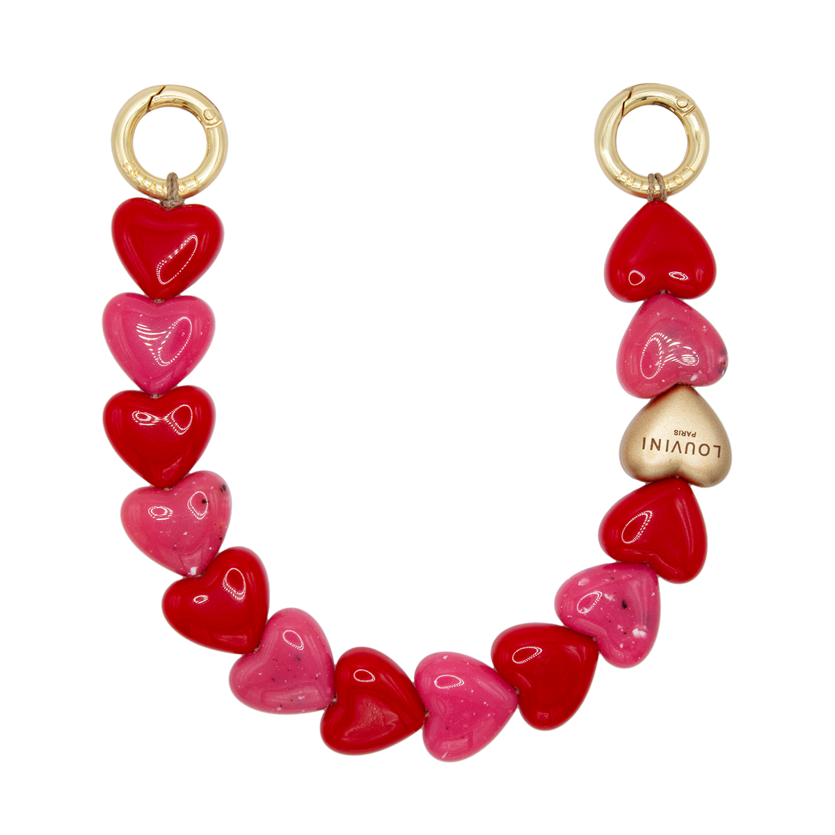 PETIT CUORE Bracelet - Pink-Red