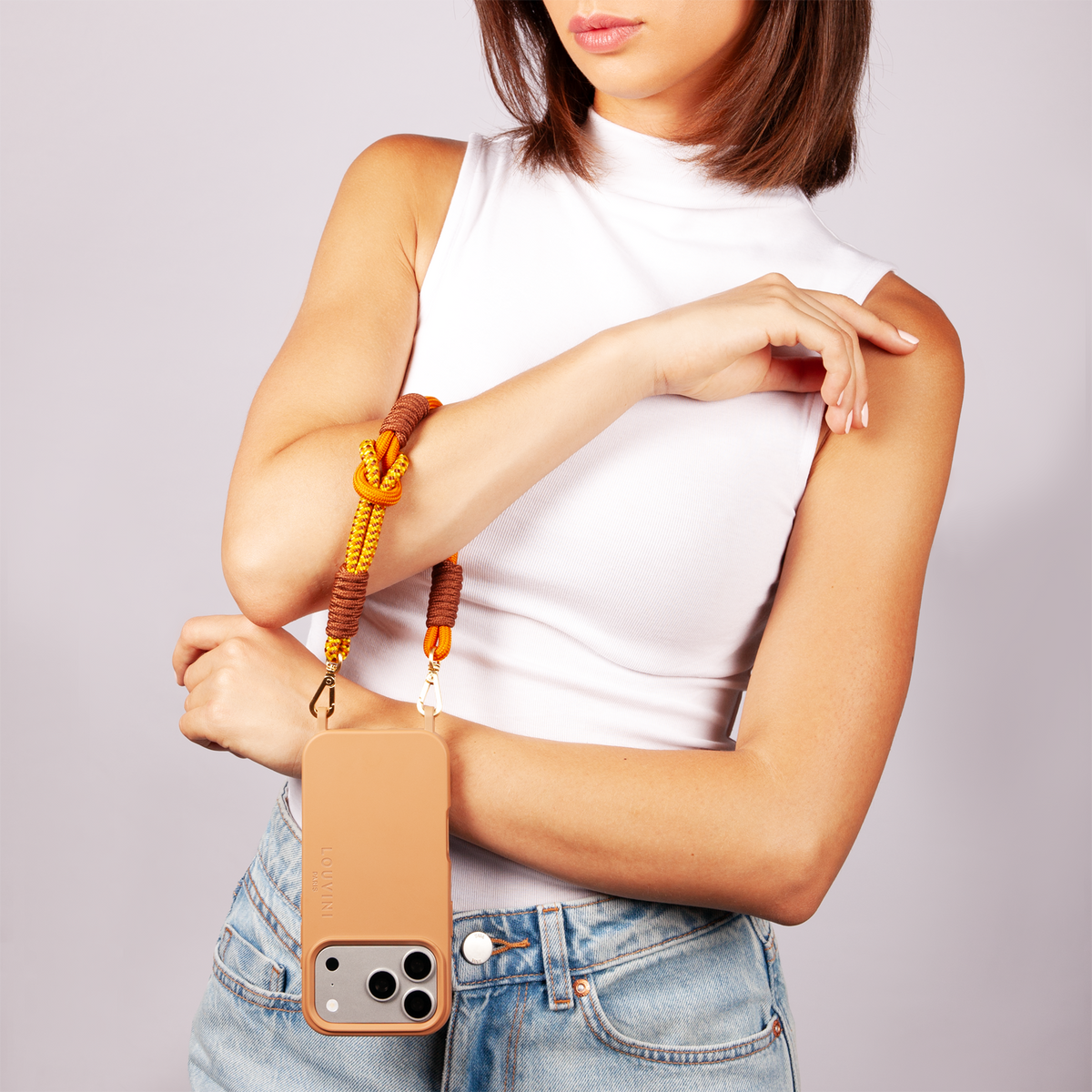PETIT TESSA Bracelet - Orange Brown