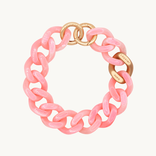 bracelet pour téléphone rose