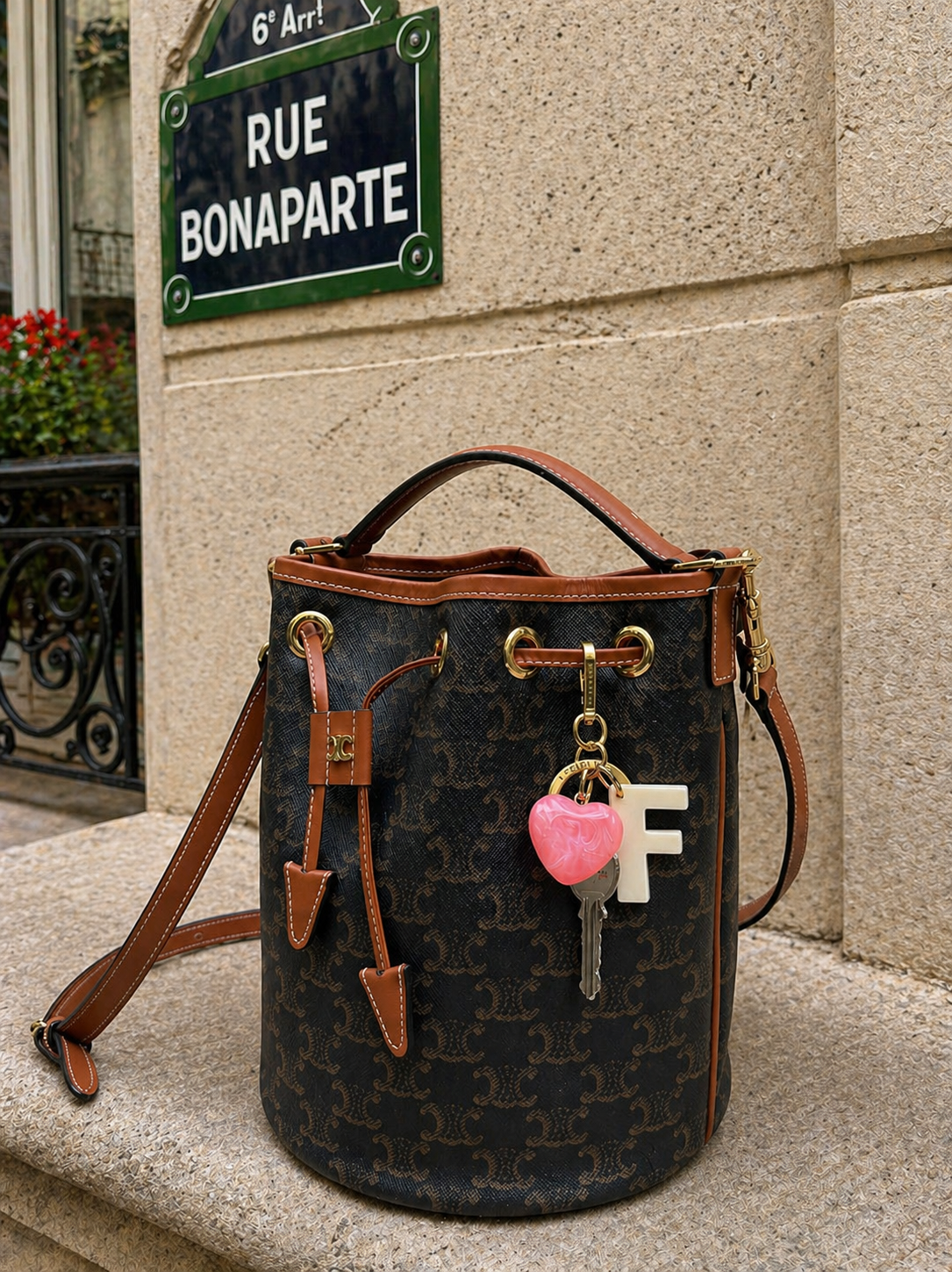 KEY RING - LETTRE D'AMOUR F