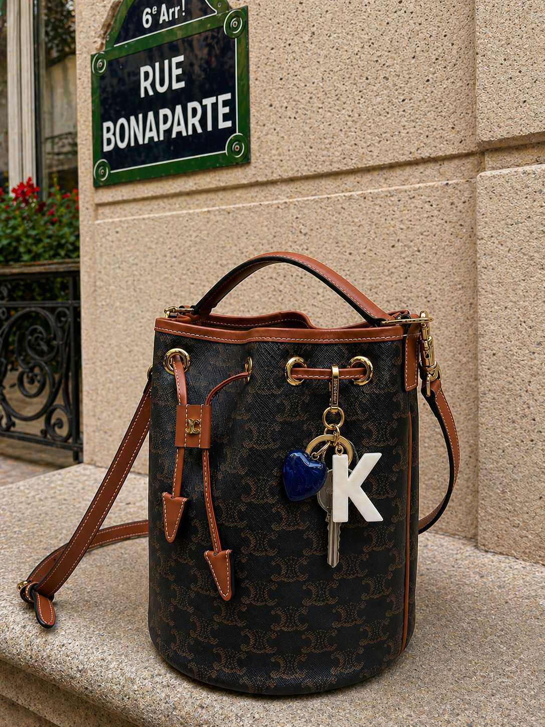 KEY RING - LETTRE D'AMOUR K