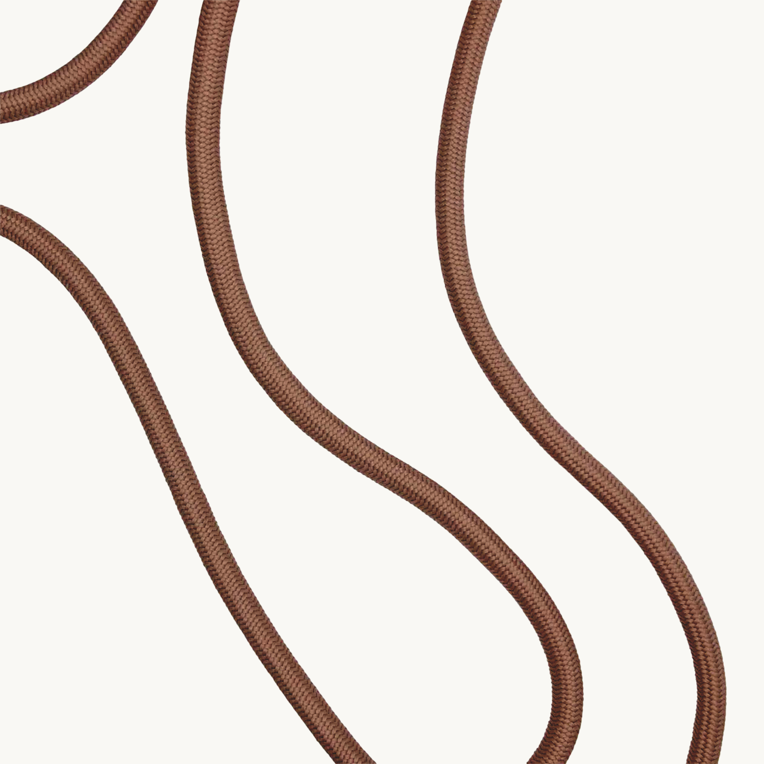 Cordon de telephone ajustable marron