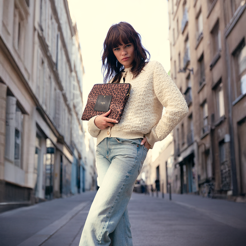 STELLA Birds Laptop Sleeve - Leopard