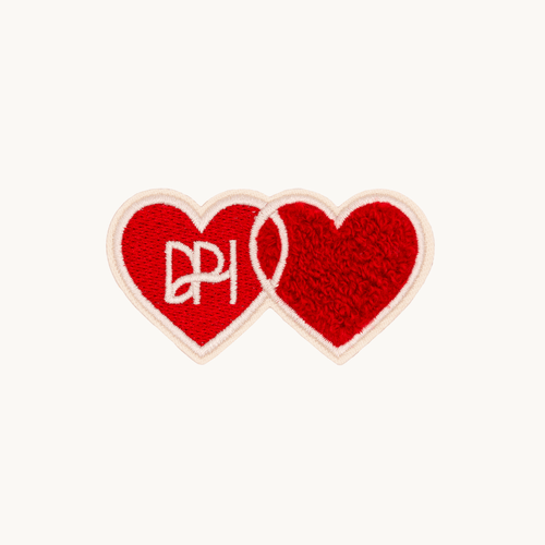Embroidered STICKER x Des Petits Hauts – Red Heart