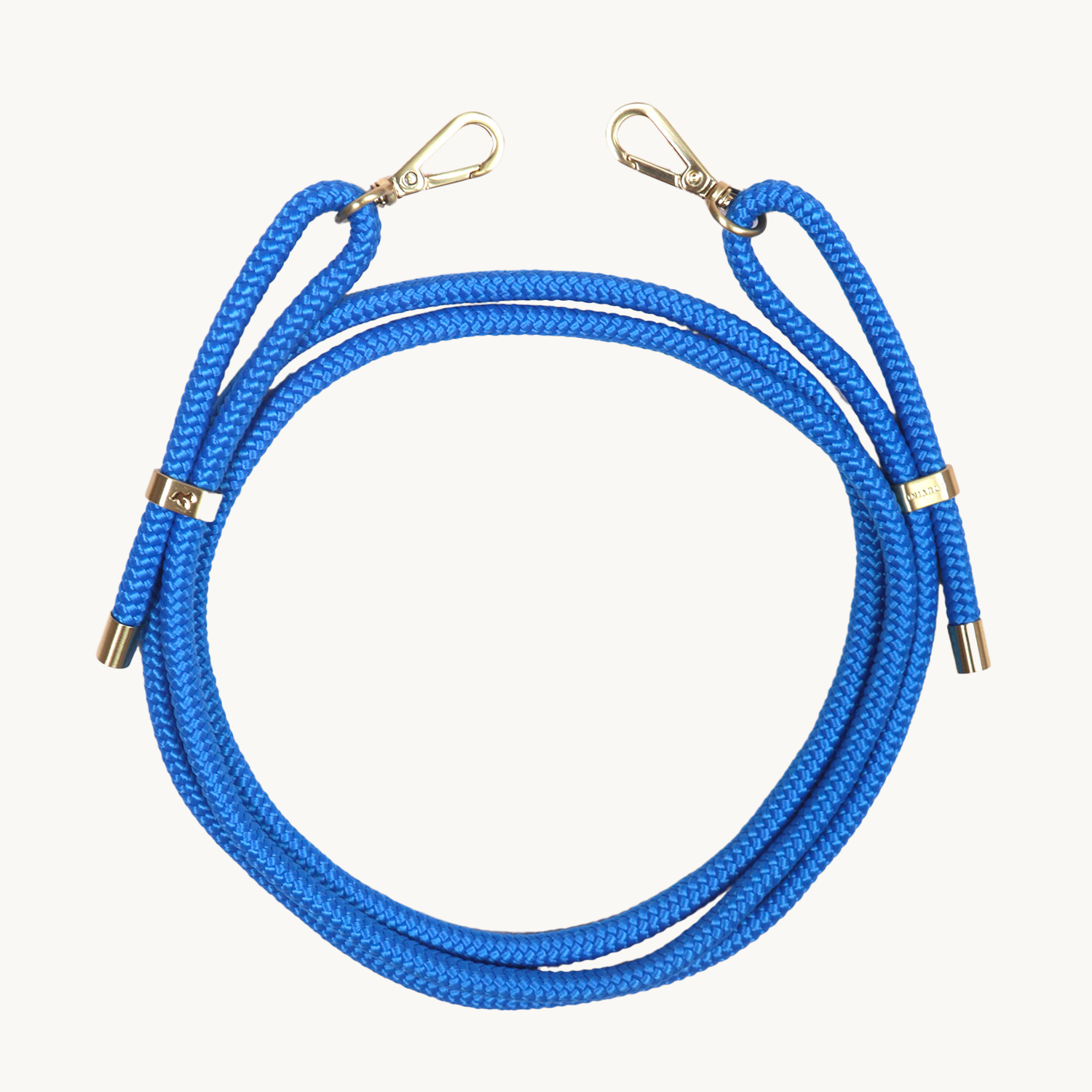 cordon pour téléphone ajustable bleu electrique