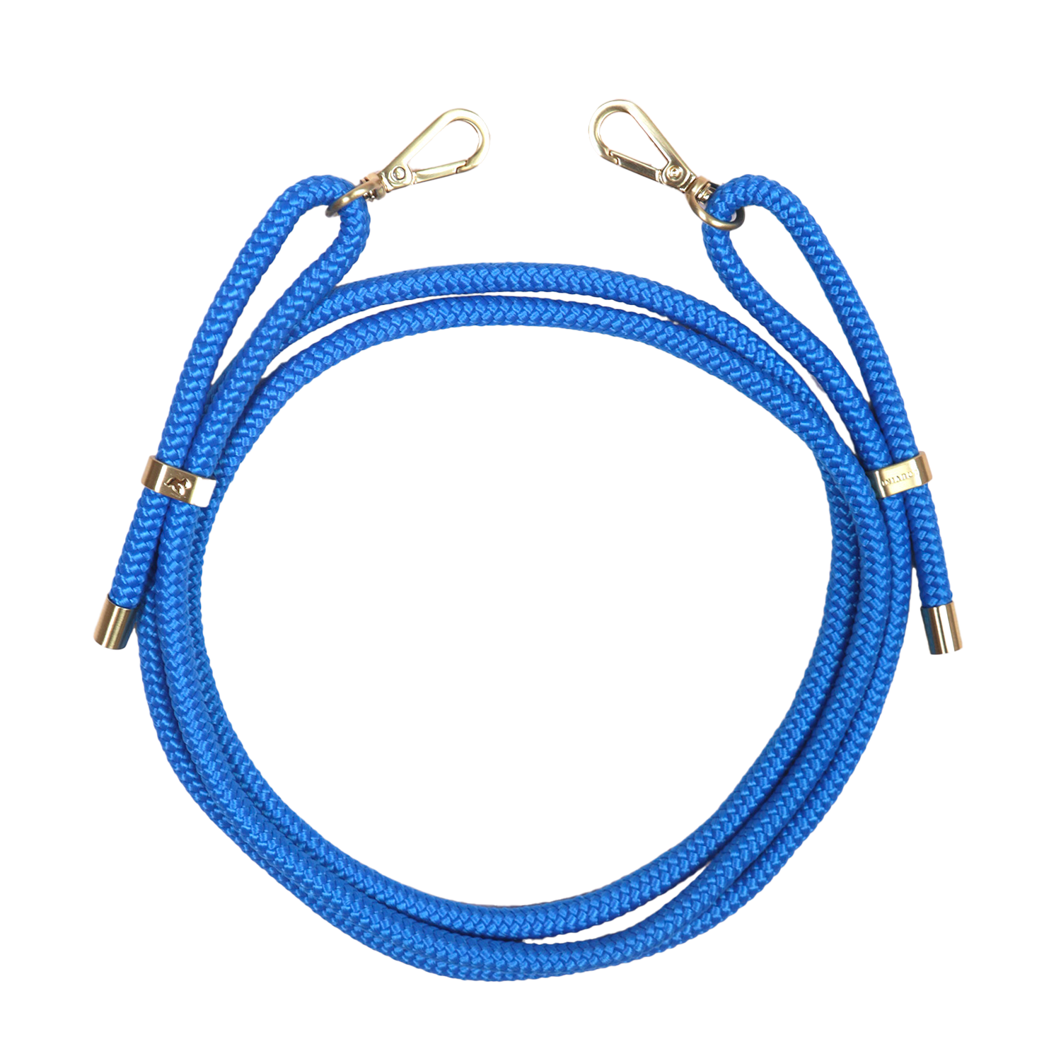 cordon pour téléphone ajustable bleu electrique