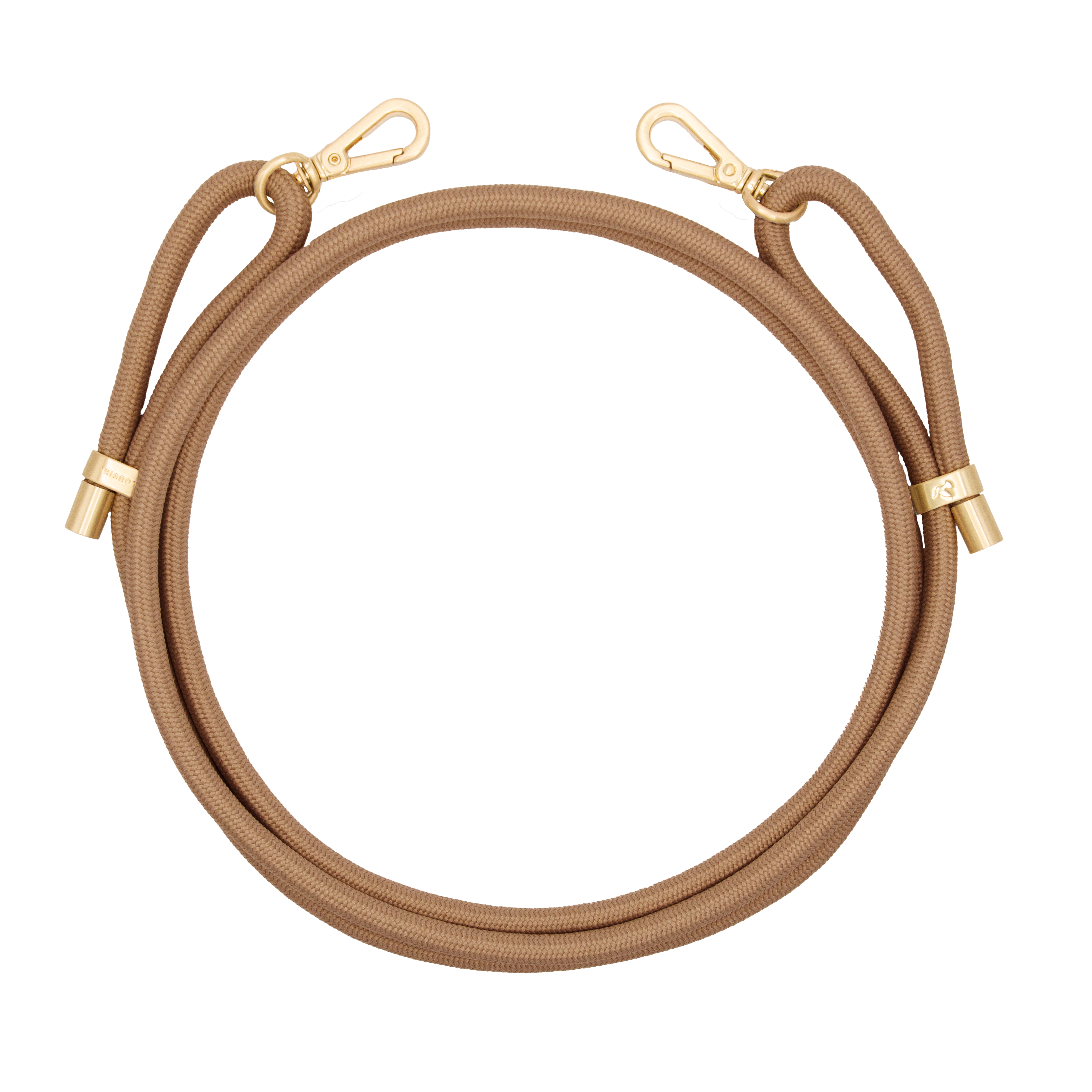 Cordon de telephone ajustable camel