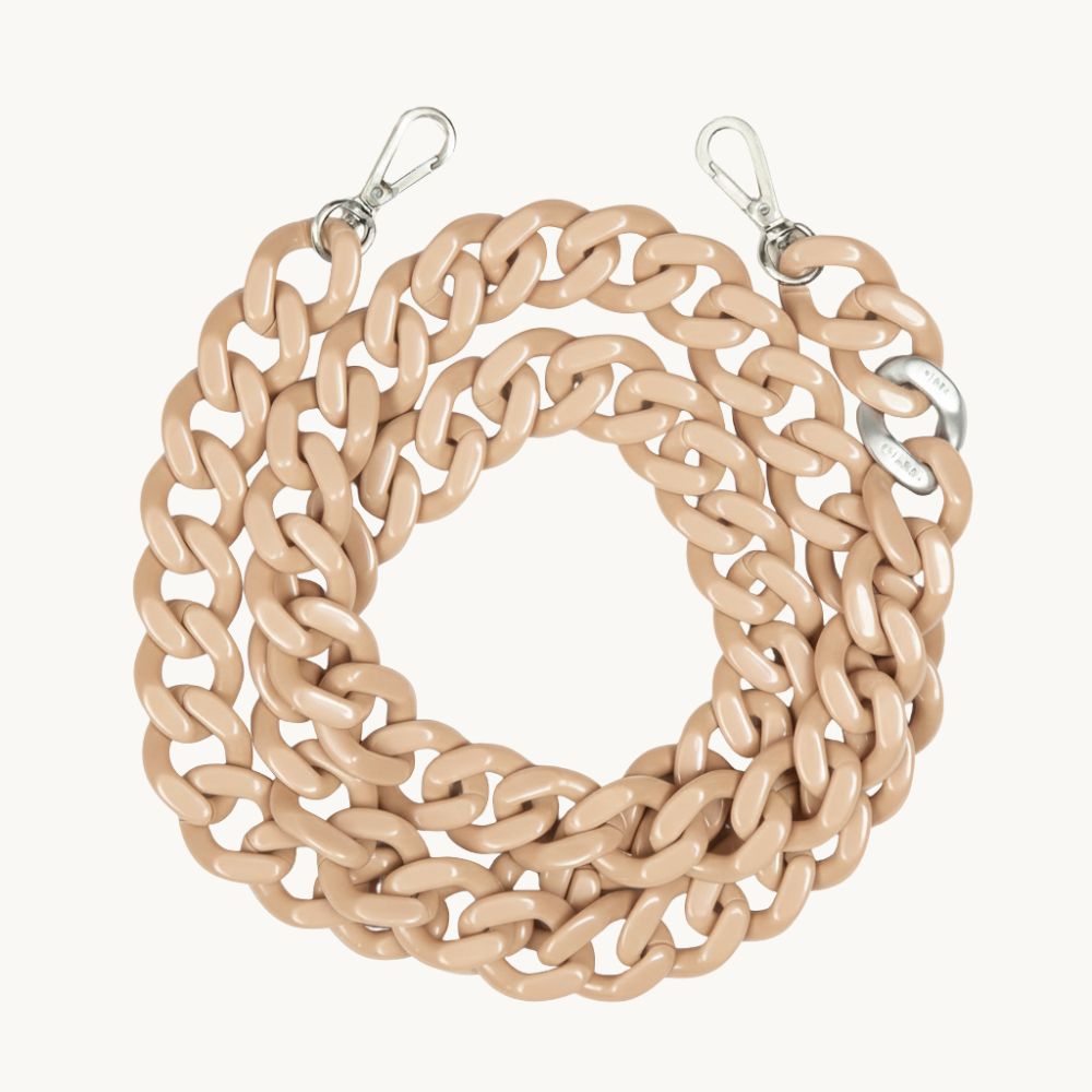 ZOE silver Chain - Taupe