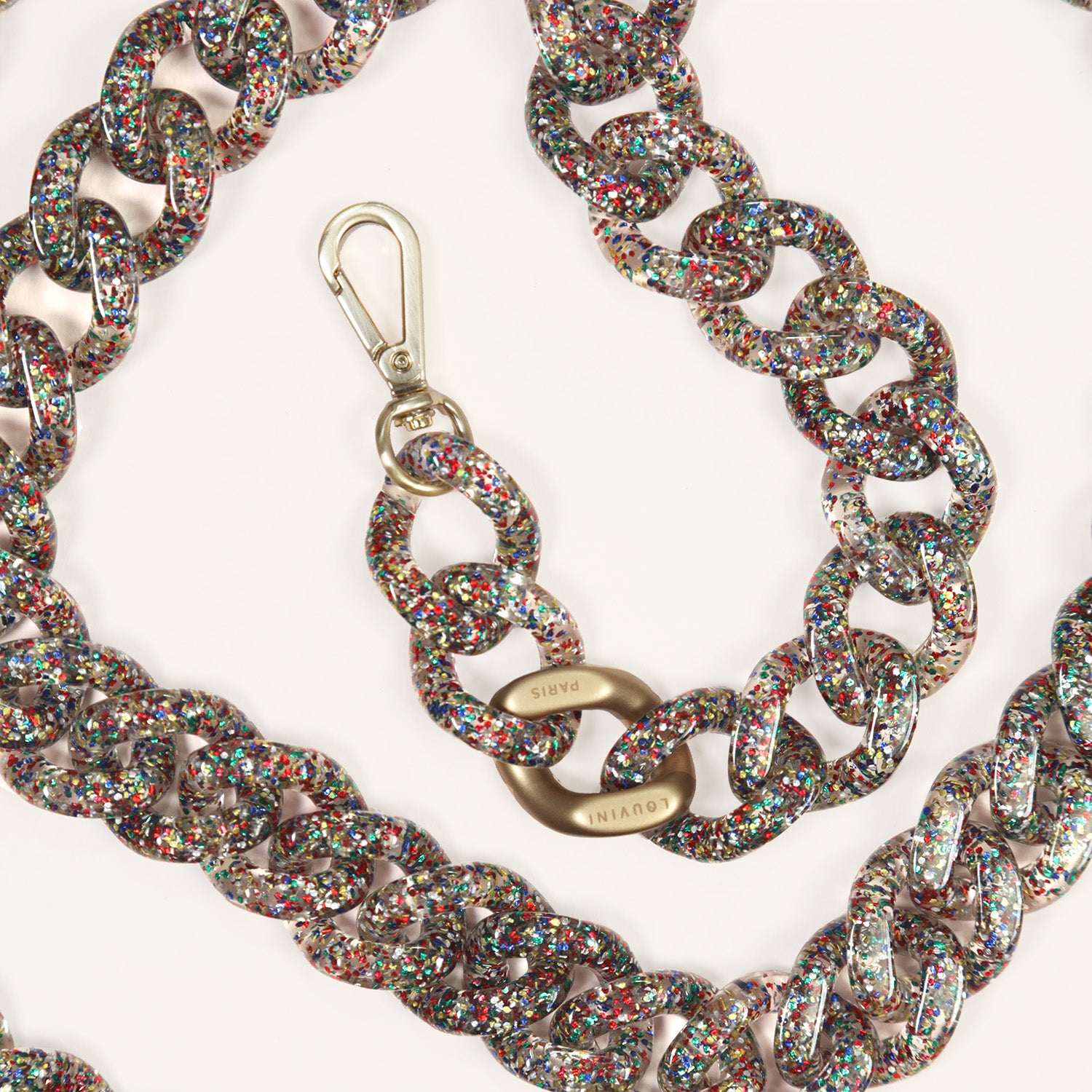 Chaîne de telephone paillette