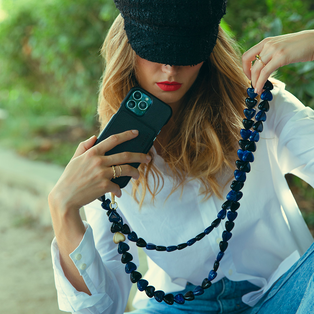 CUORE Chain - Black - Navy