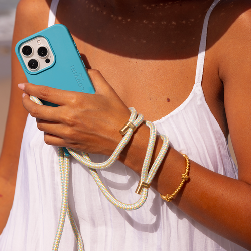 iPhone Case with loops and MagSafe MILO- BLUE