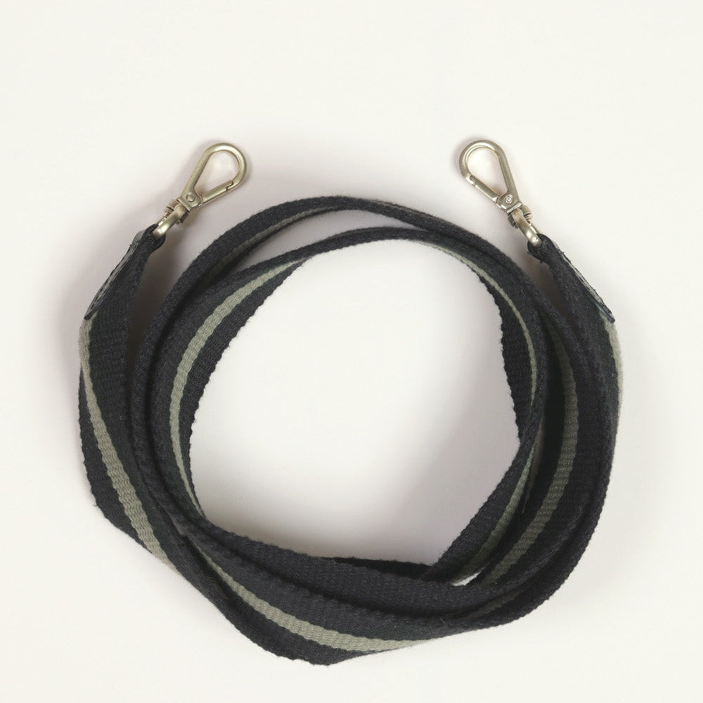 sangle de telephone bandouliere avec mousquetons noir kaki