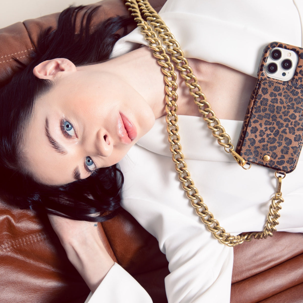 LOUVINI PETIT CUORE　RAINBOW Leopard Cases | Leopard Print Accessories for iPhone