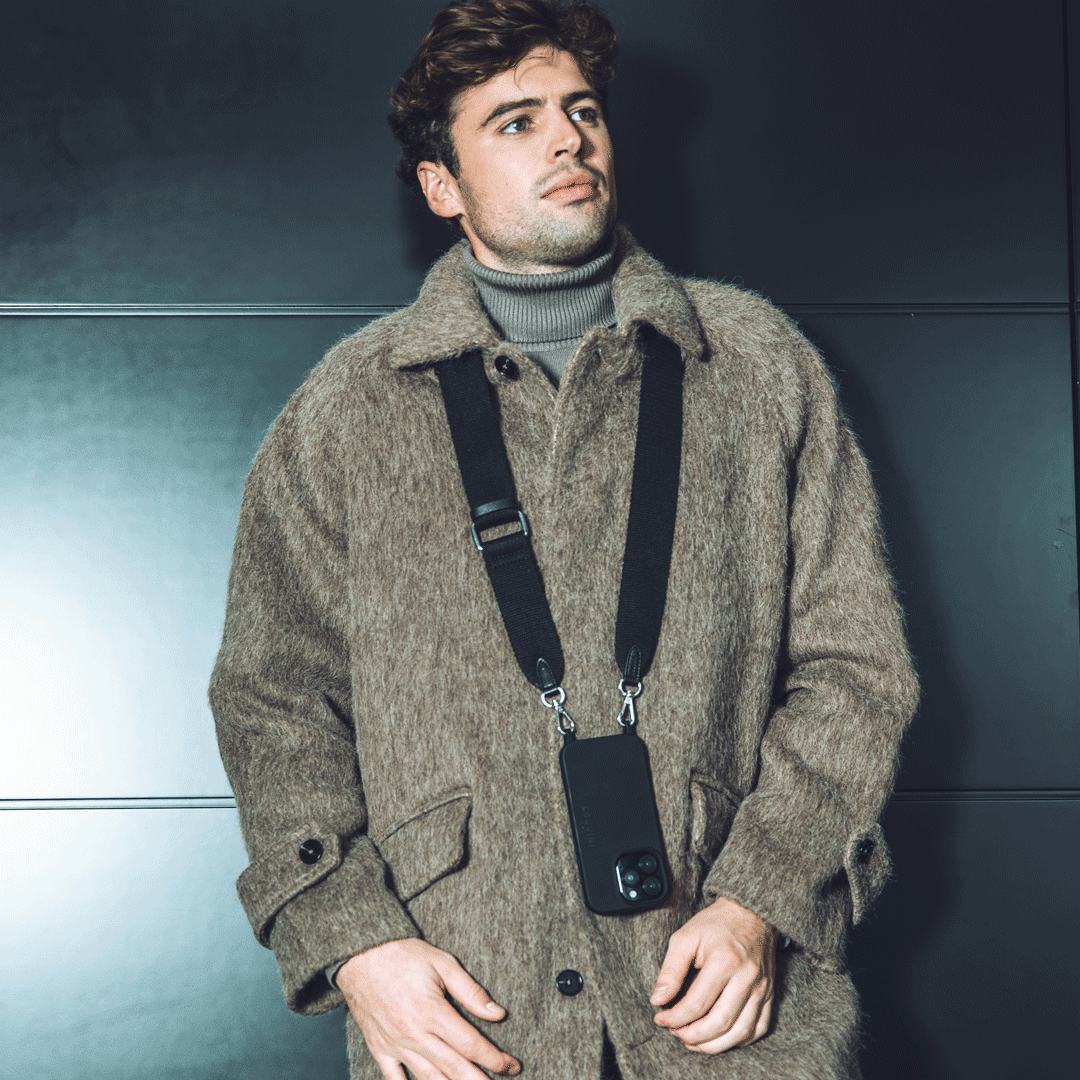 OLYMPE STRAP Black-Silver