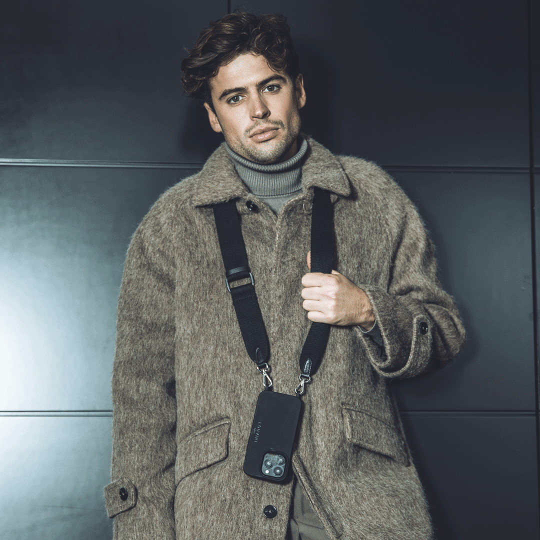 OLYMPE STRAP Black-Silver