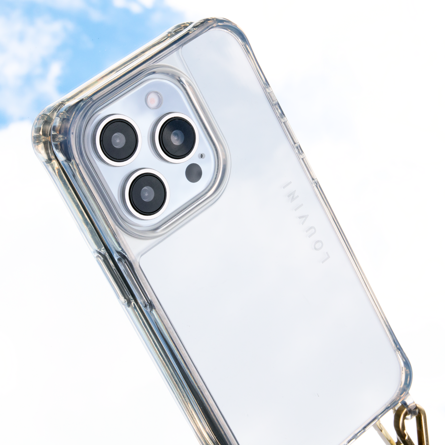 CLEAR IPHONE CASE WITH LOOPS CHARLIE