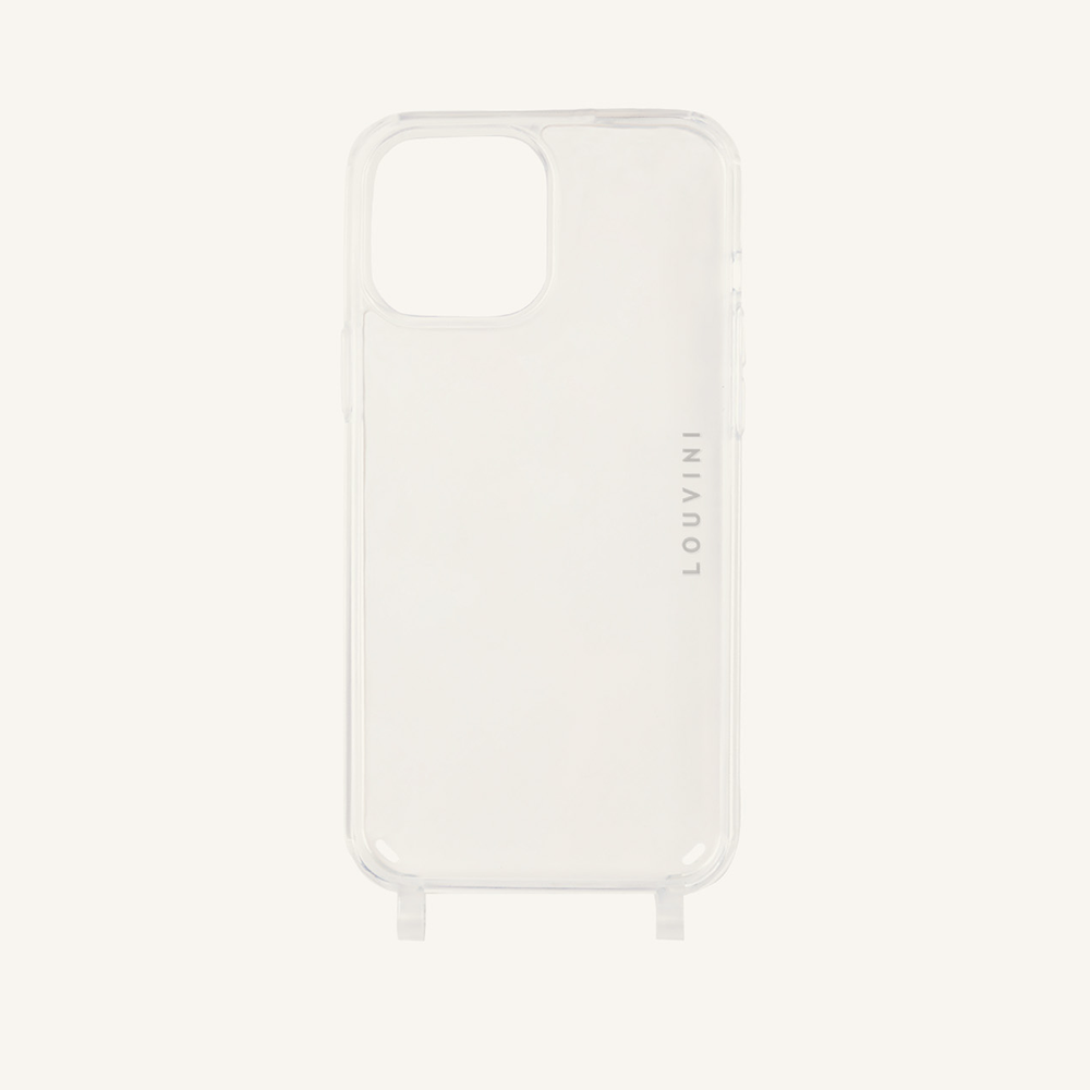 Transparent Iphone case & Anthracite Kim Cord 